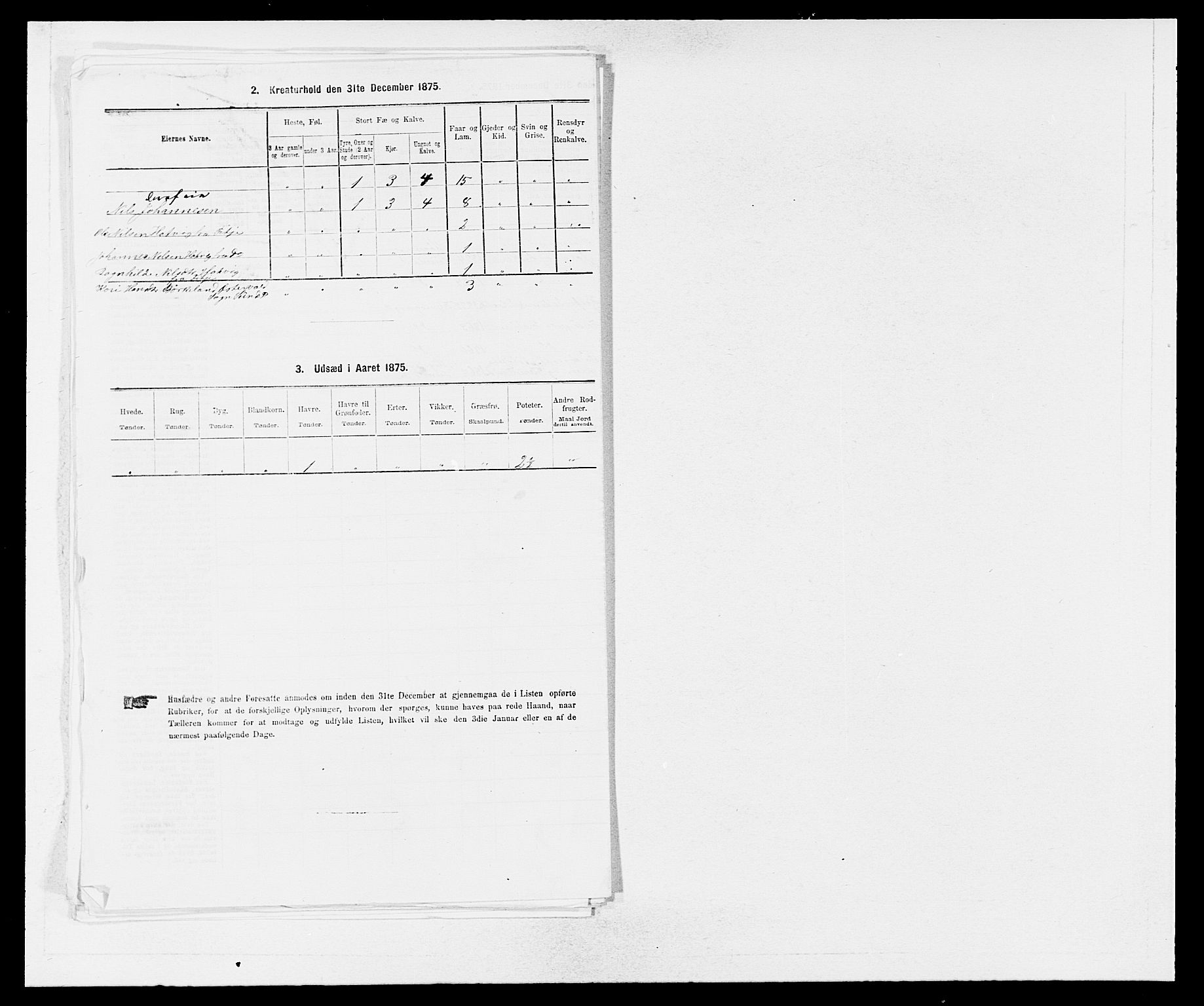 SAB, 1875 census for 1222P Fitjar, 1875, p. 185