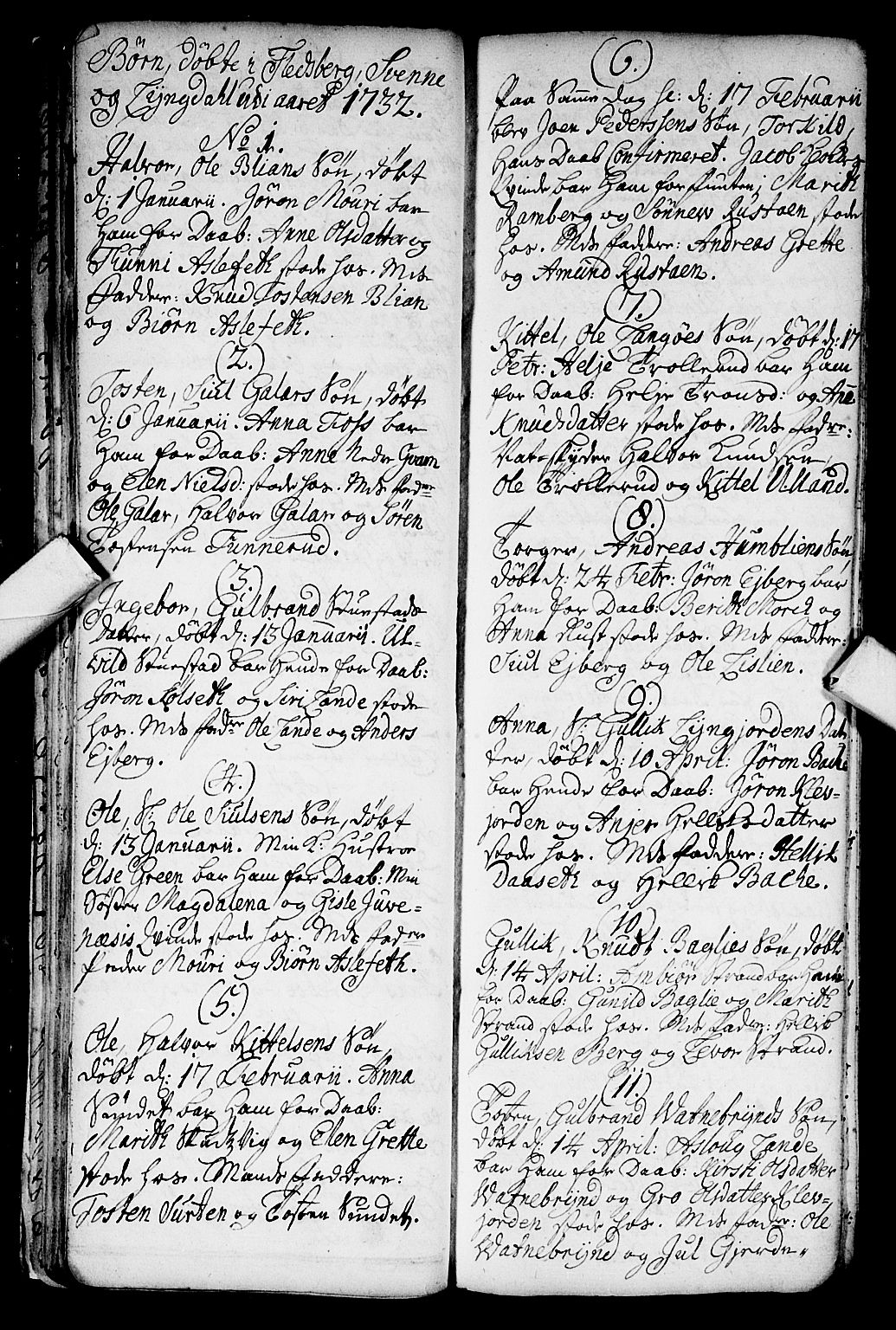 Flesberg kirkebøker, SAKO/A-18/F/Fa/L0002: Parish register (official) no. I 2, 1726-1747