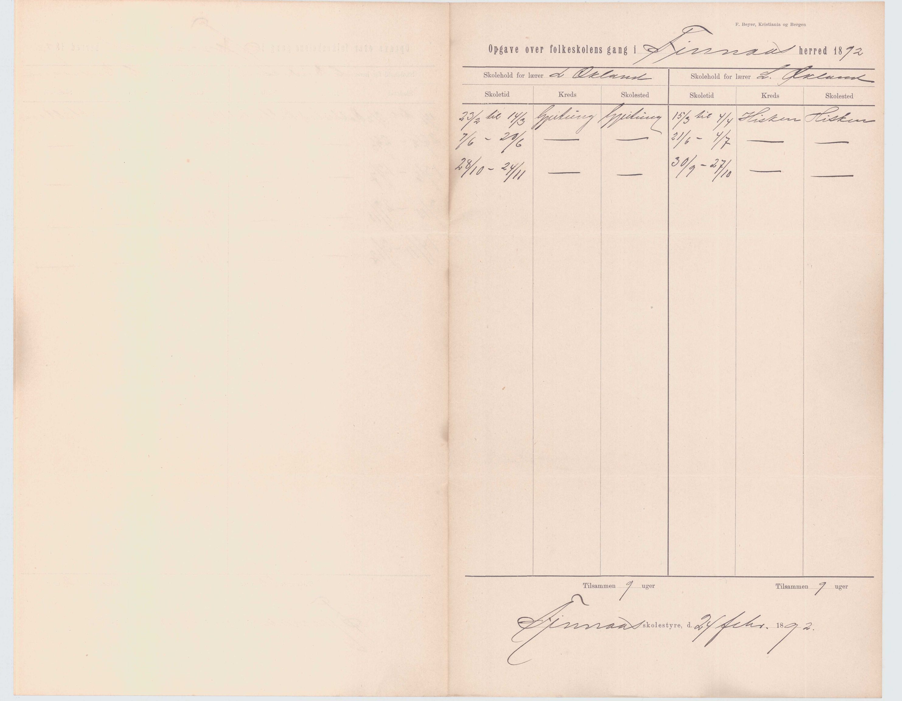 Finnaas kommune. Skulestyret, IKAH/1218a-211/D/Da/L0001/0002: Kronologisk ordna korrespondanse / Kronologisk ordna korrespondanse , 1890-1892, p. 148