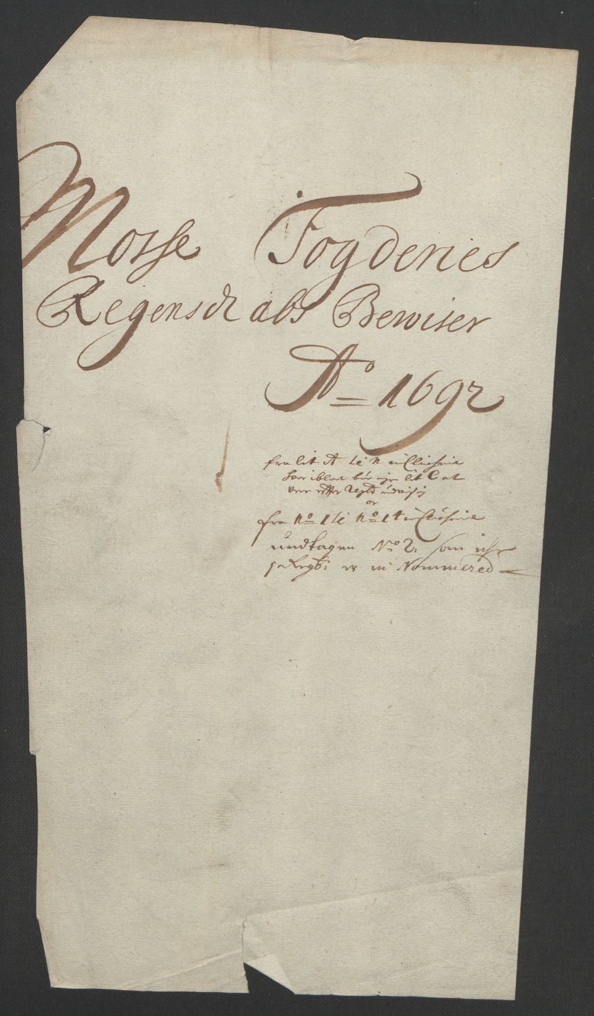 Rentekammeret inntil 1814, Reviderte regnskaper, Fogderegnskap, RA/EA-4092/R02/L0108: Fogderegnskap Moss og Verne kloster, 1692-1693, p. 163