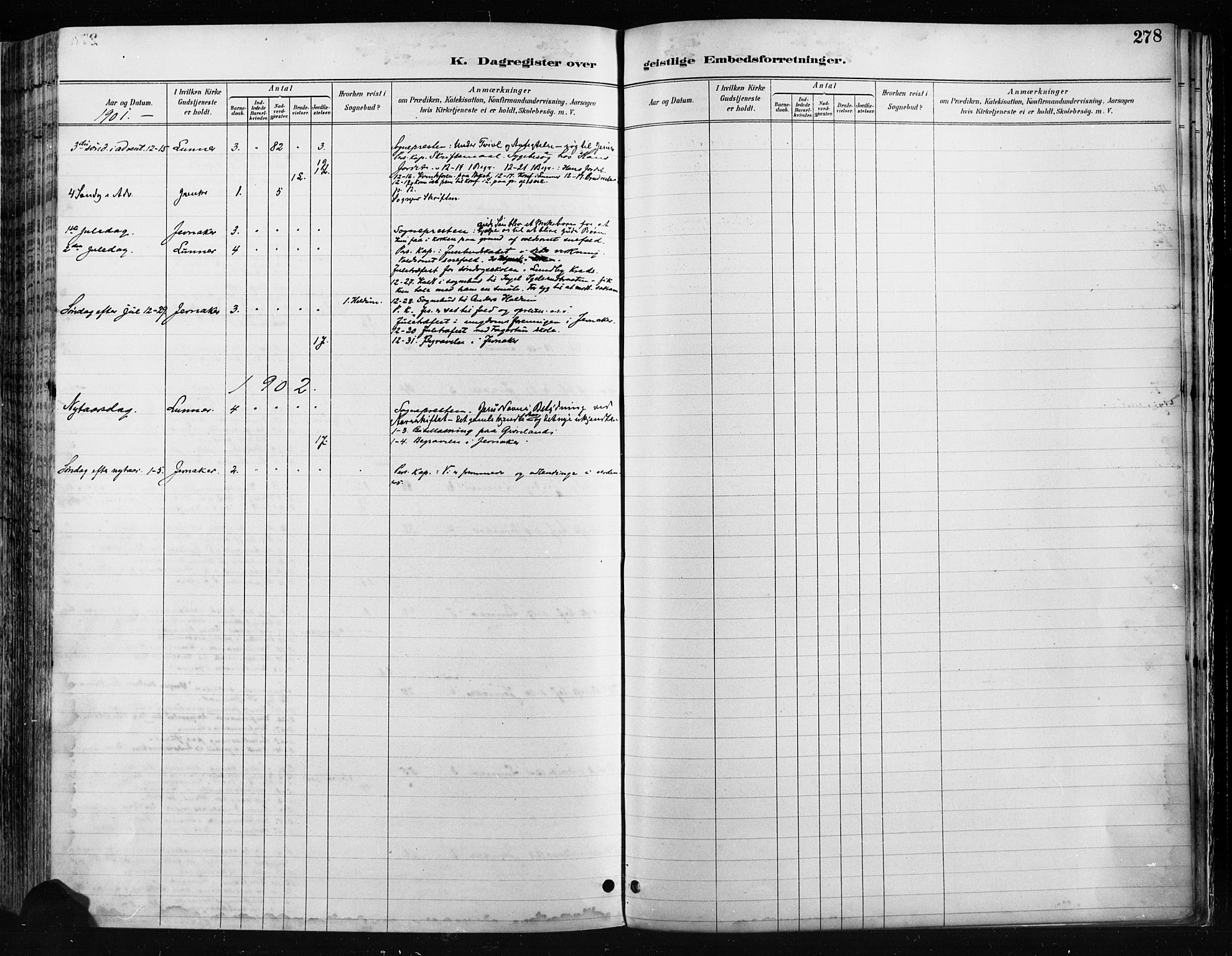 Jevnaker prestekontor, AV/SAH-PREST-116/H/Ha/Haa/L0009: Parish register (official) no. 9, 1891-1901, p. 278