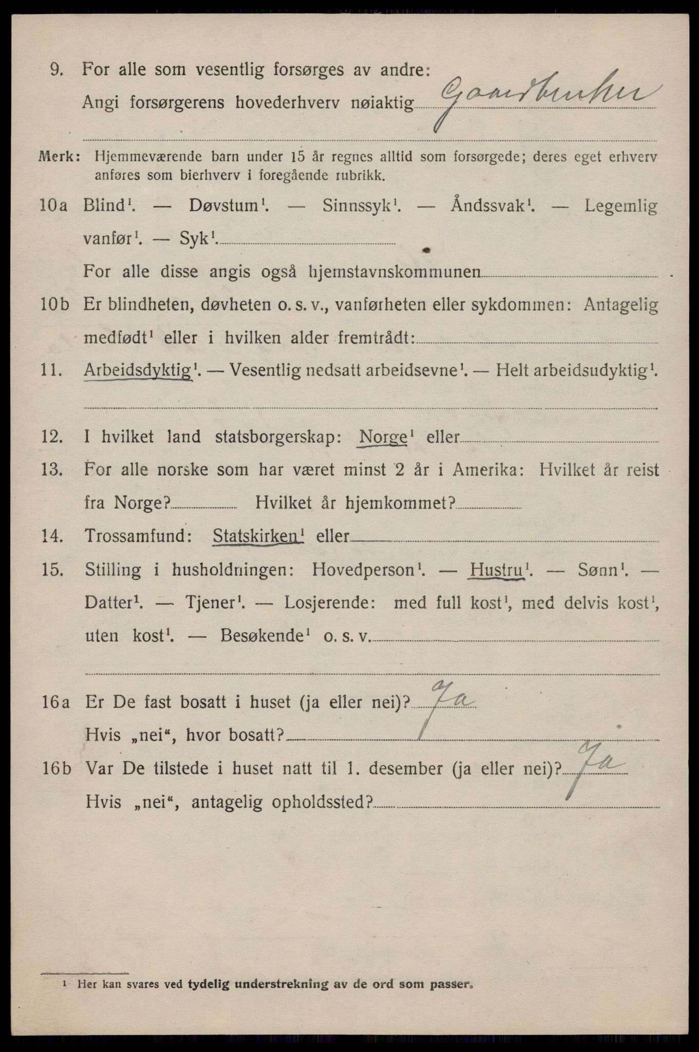 SAST, 1920 census for Vats, 1920, p. 2590