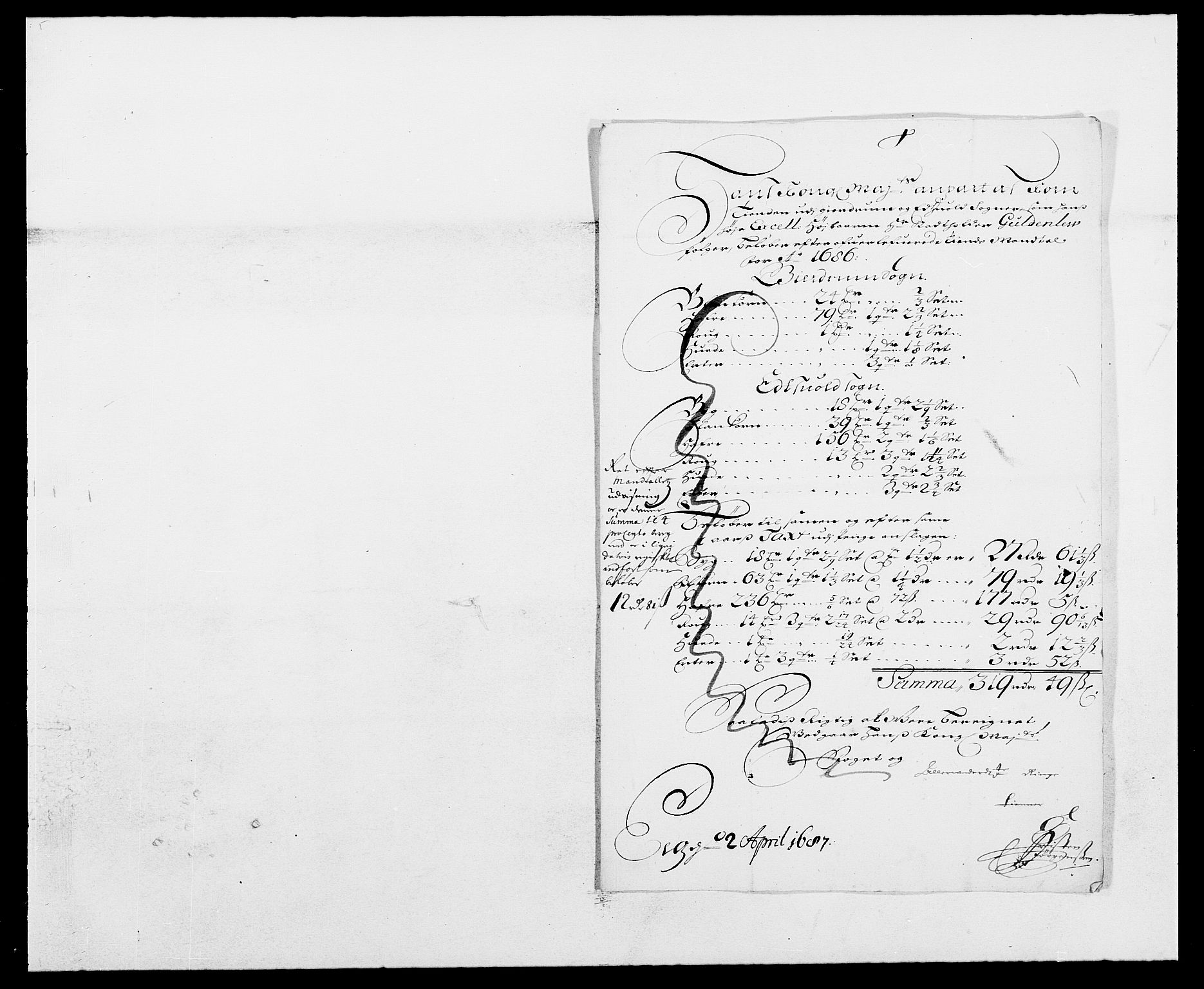 Rentekammeret inntil 1814, Reviderte regnskaper, Fogderegnskap, RA/EA-4092/R12/L0699: Fogderegnskap Øvre Romerike, 1685-1686, p. 202