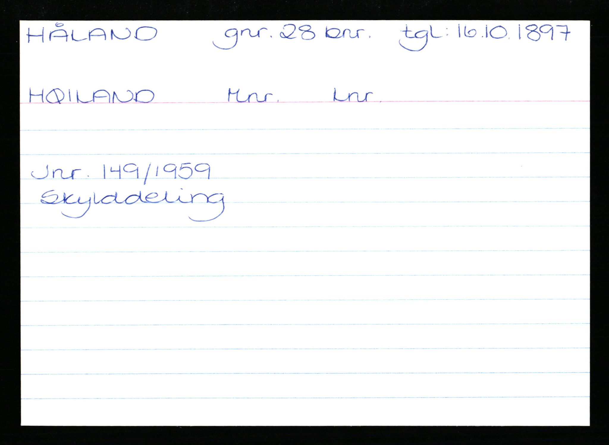 Statsarkivet i Stavanger, AV/SAST-A-101971/03/Y/Yk/L0020: Registerkort sortert etter gårdsnavn: Høle - Idsal, 1750-1930, p. 246