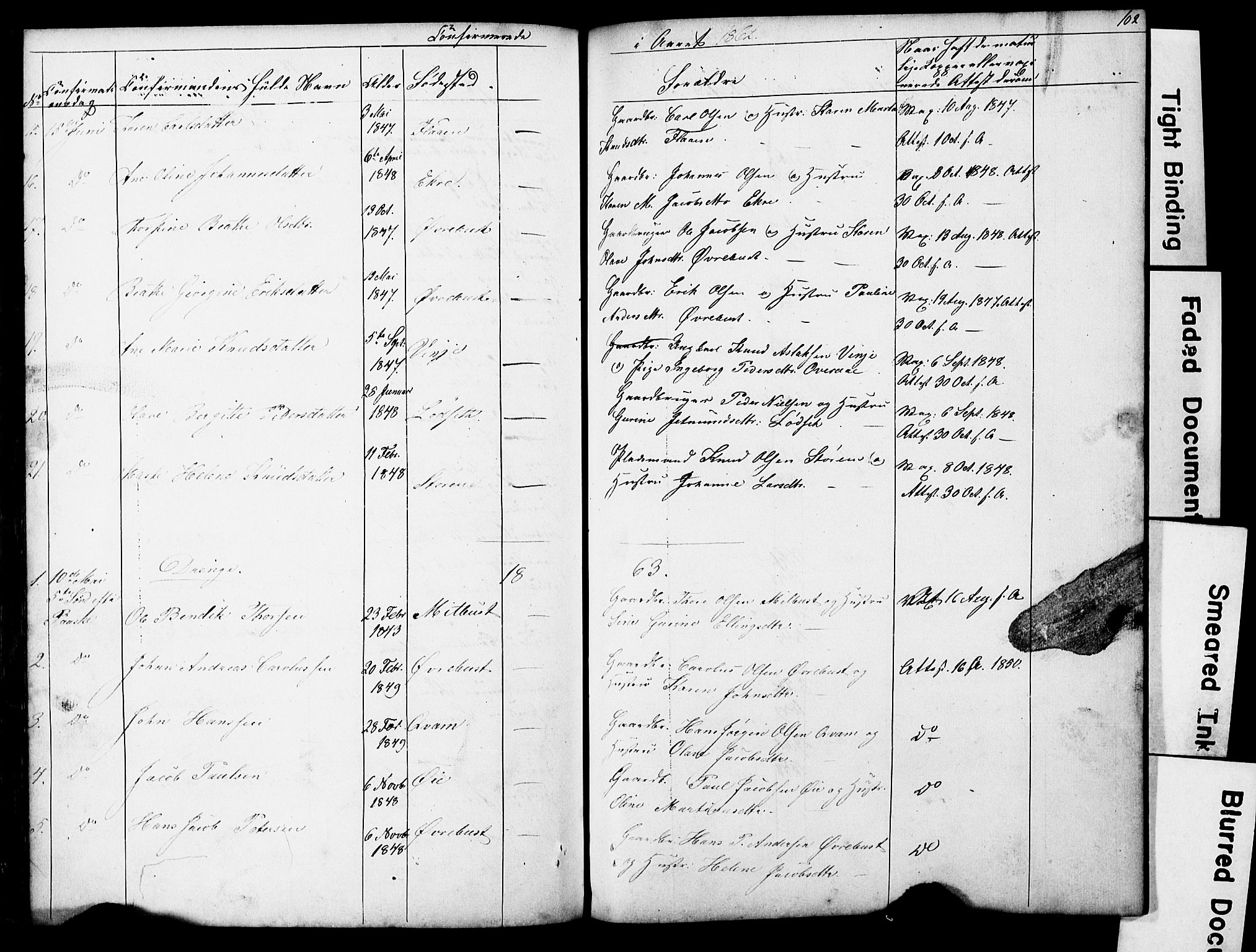 Ministerialprotokoller, klokkerbøker og fødselsregistre - Møre og Romsdal, AV/SAT-A-1454/521/L0301: Parish register (copy) no. 521C02, 1854-1881, p. 102