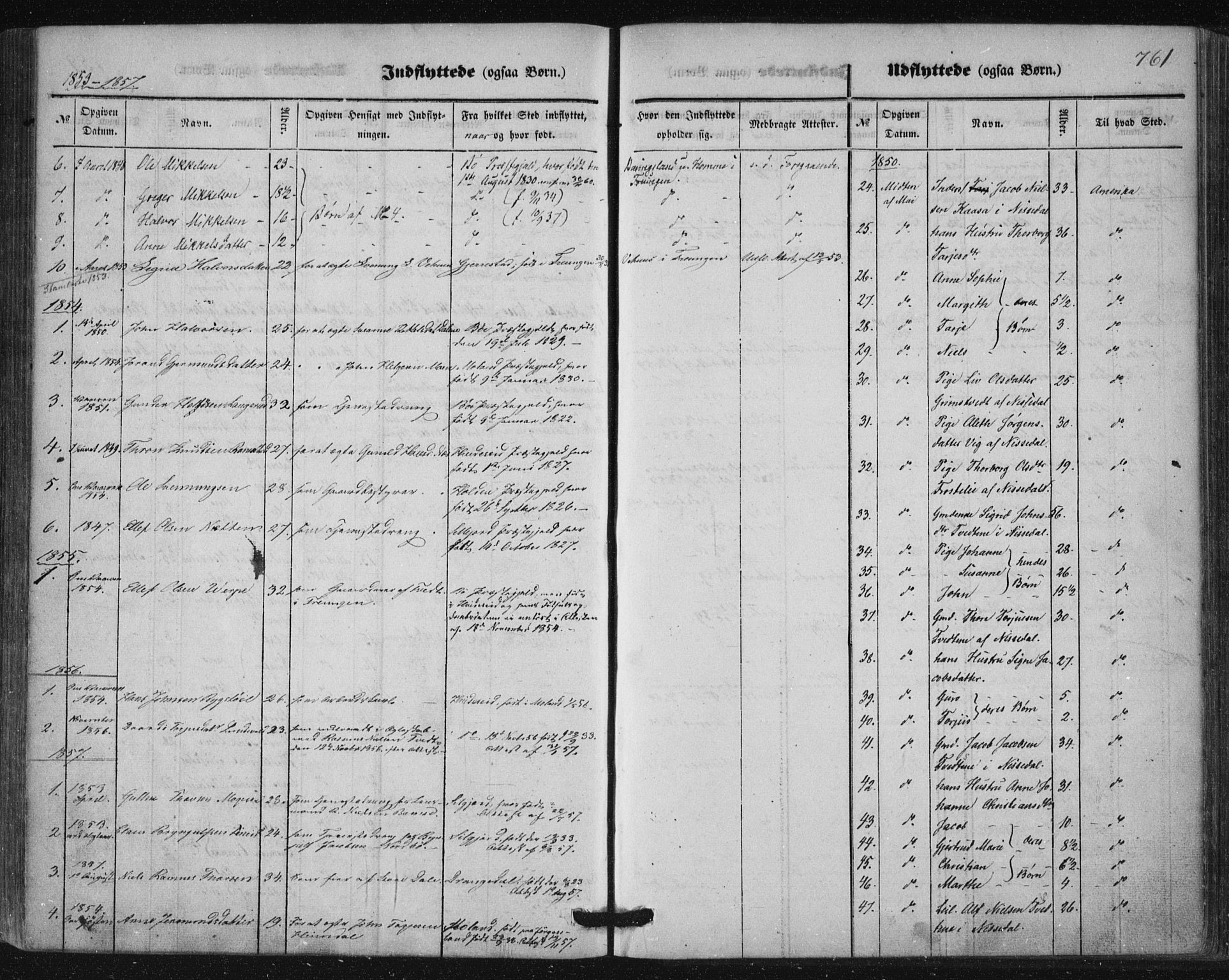 Nissedal kirkebøker, SAKO/A-288/F/Fa/L0003: Parish register (official) no. I 3, 1846-1870, p. 760-761