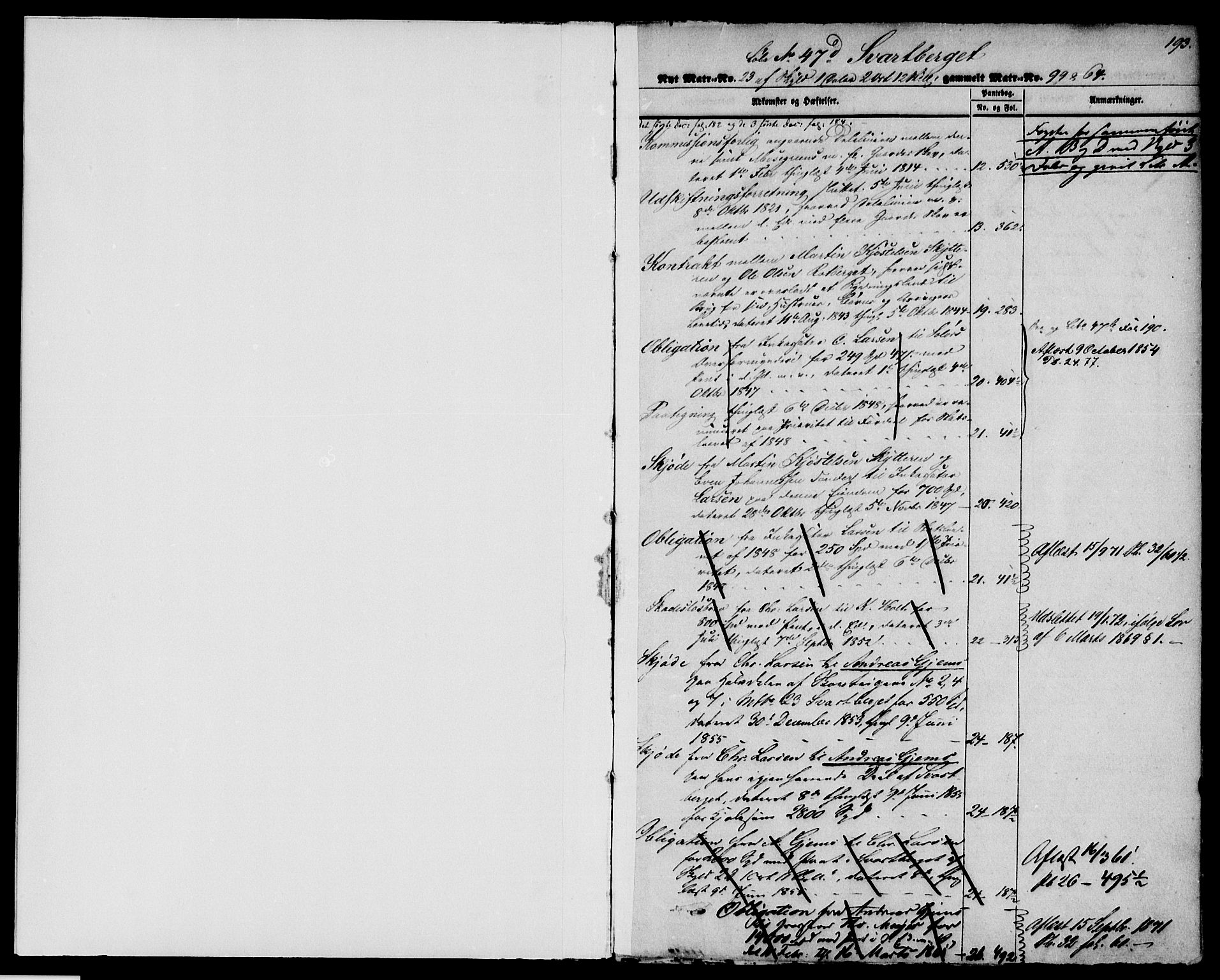 Solør tingrett, SAH/TING-008/H/Ha/Hac/L0002: Mortgage register no. A2, 1800-1900, p. 193