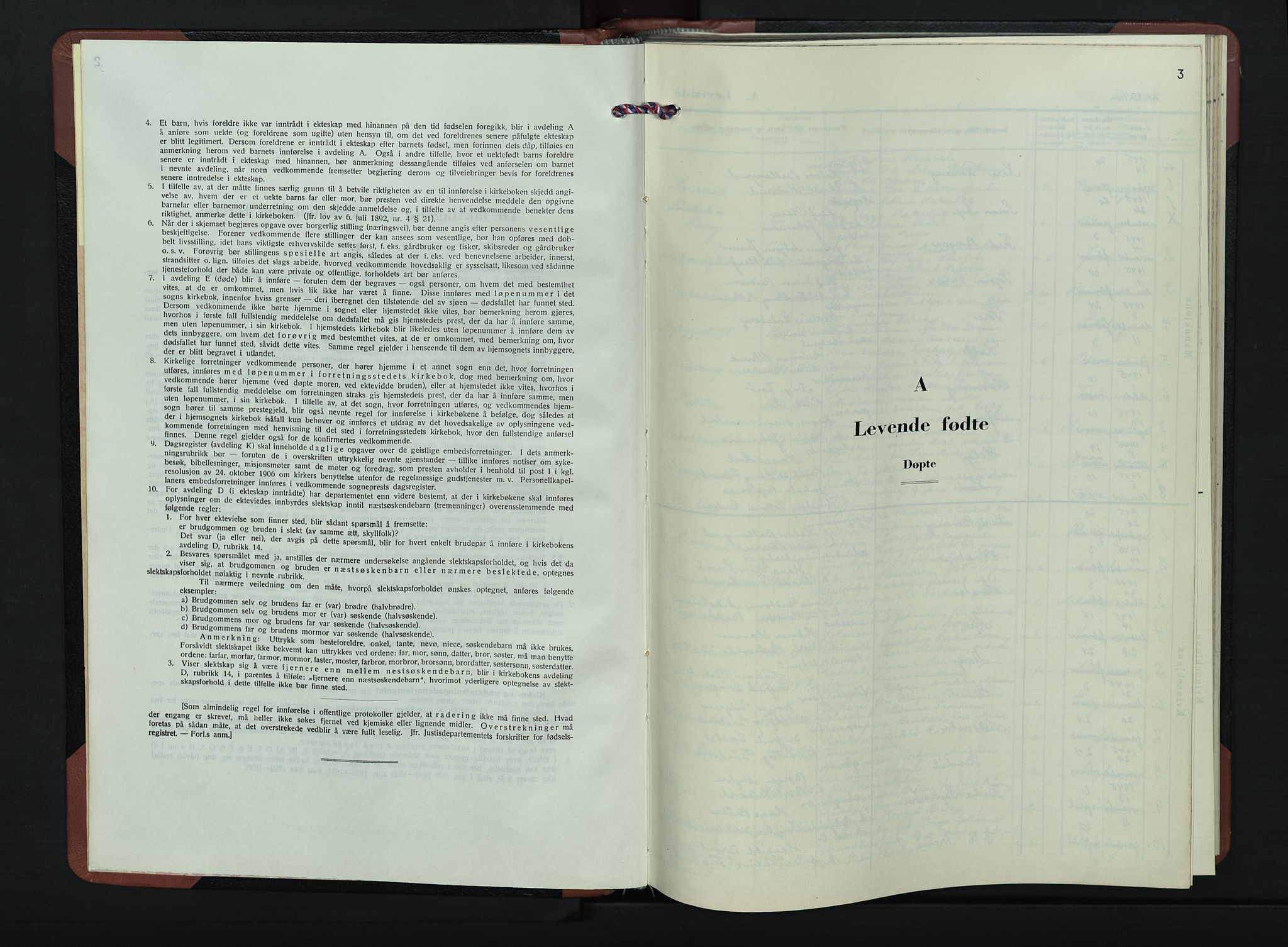 Jevnaker prestekontor, SAH/PREST-116/H/Ha/Hab/L0007: Parish register (copy) no. 7, 1943-1953, p. 3