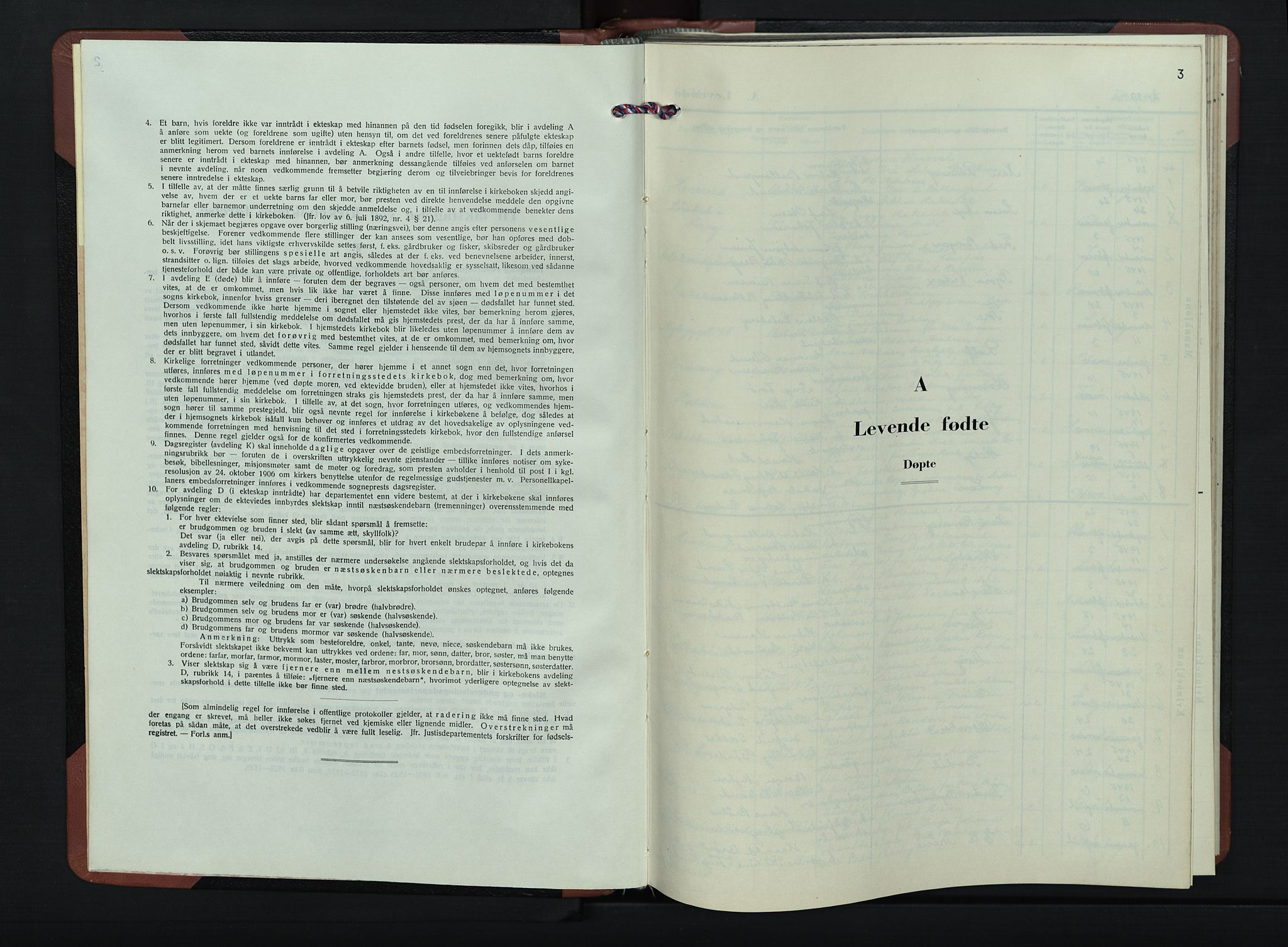 Jevnaker prestekontor, AV/SAH-PREST-116/H/Ha/Hab/L0007: Parish register (copy) no. 7, 1943-1953, p. 3