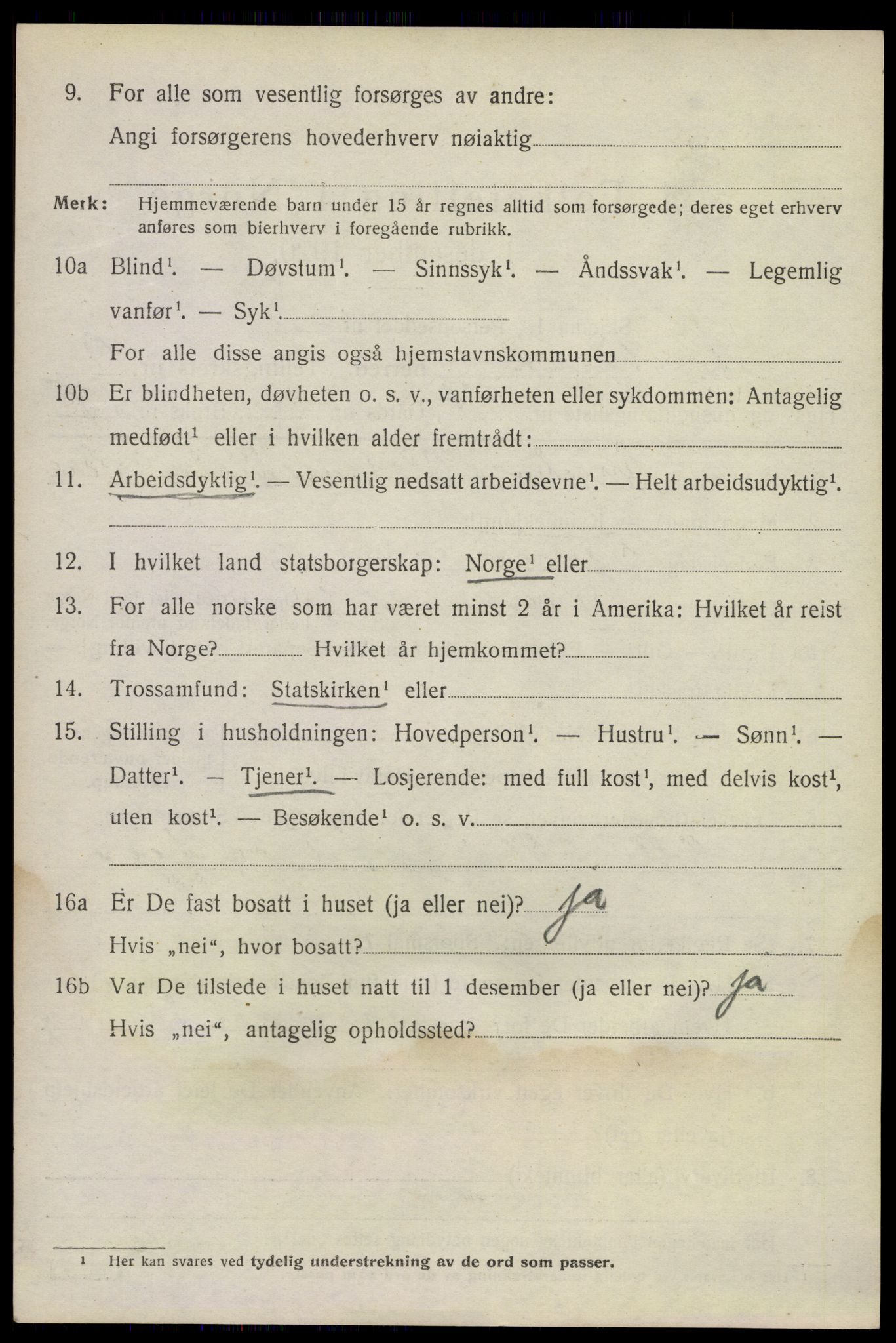 SAKO, 1920 census for Sauherad, 1920, p. 7124