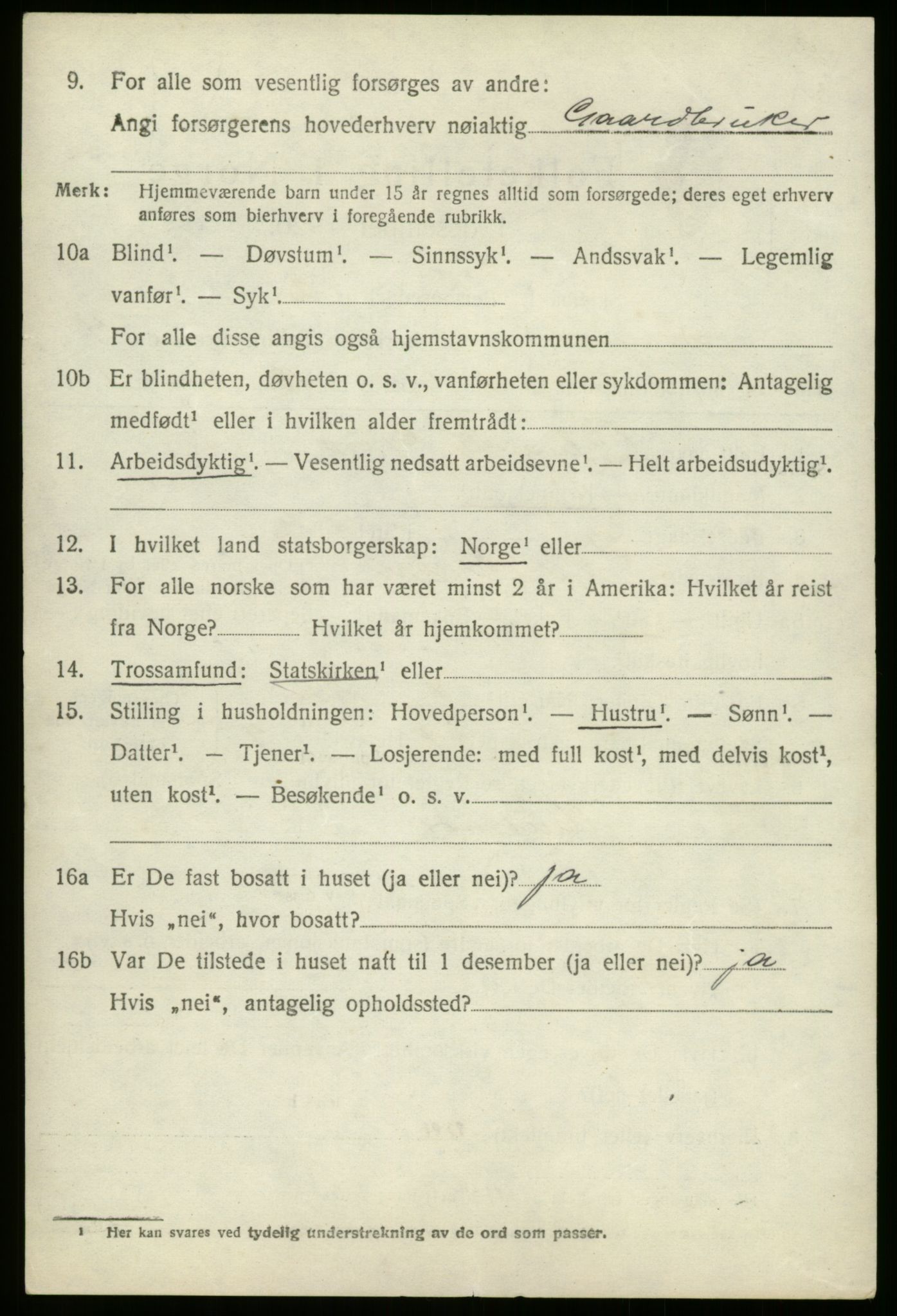 SAB, 1920 census for Stryn, 1920, p. 1681