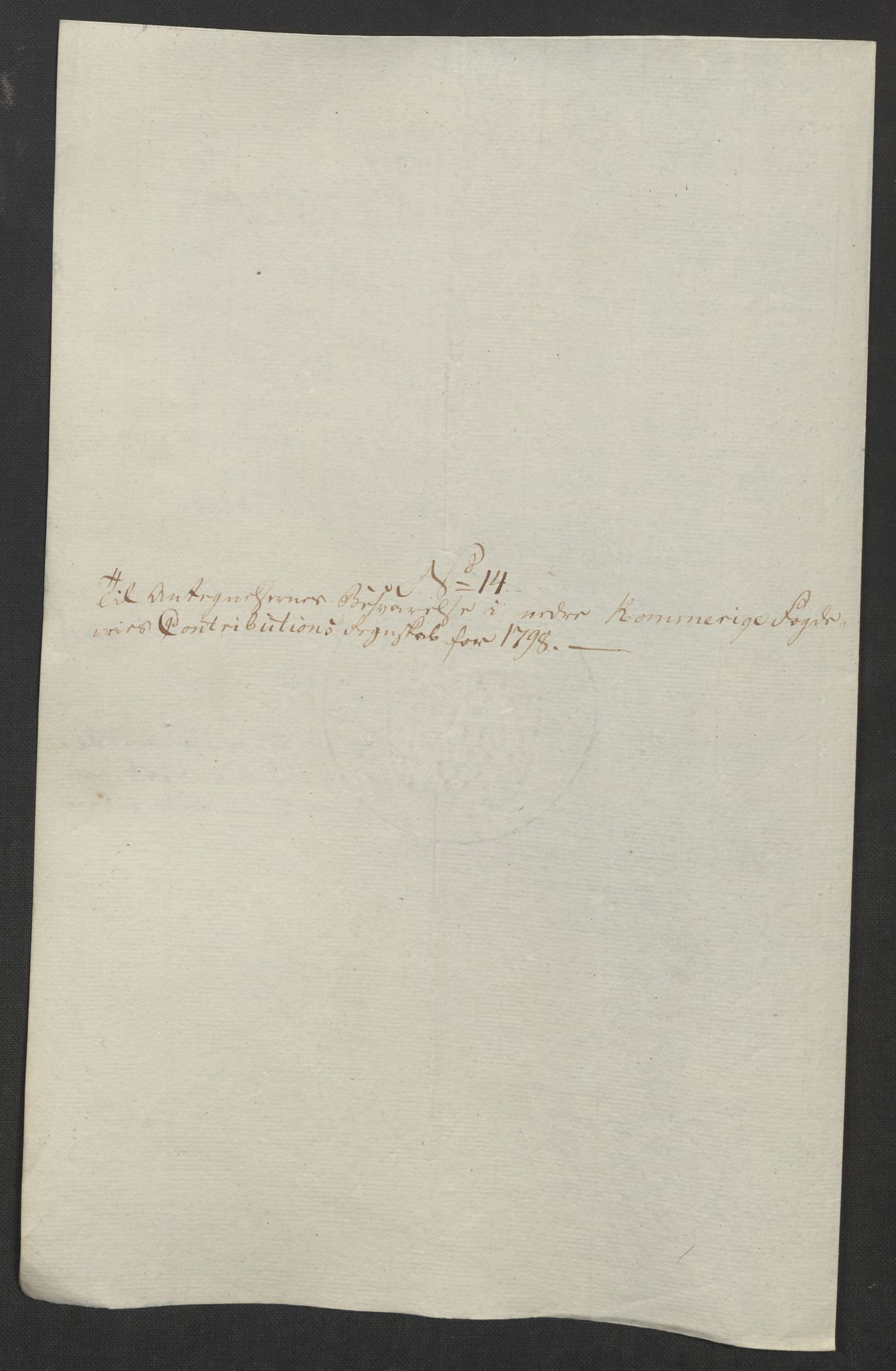 Rentekammeret inntil 1814, Reviderte regnskaper, Fogderegnskap, AV/RA-EA-4092/R11/L0674: Fogderegnskap Nedre Romerike, 1798, p. 590