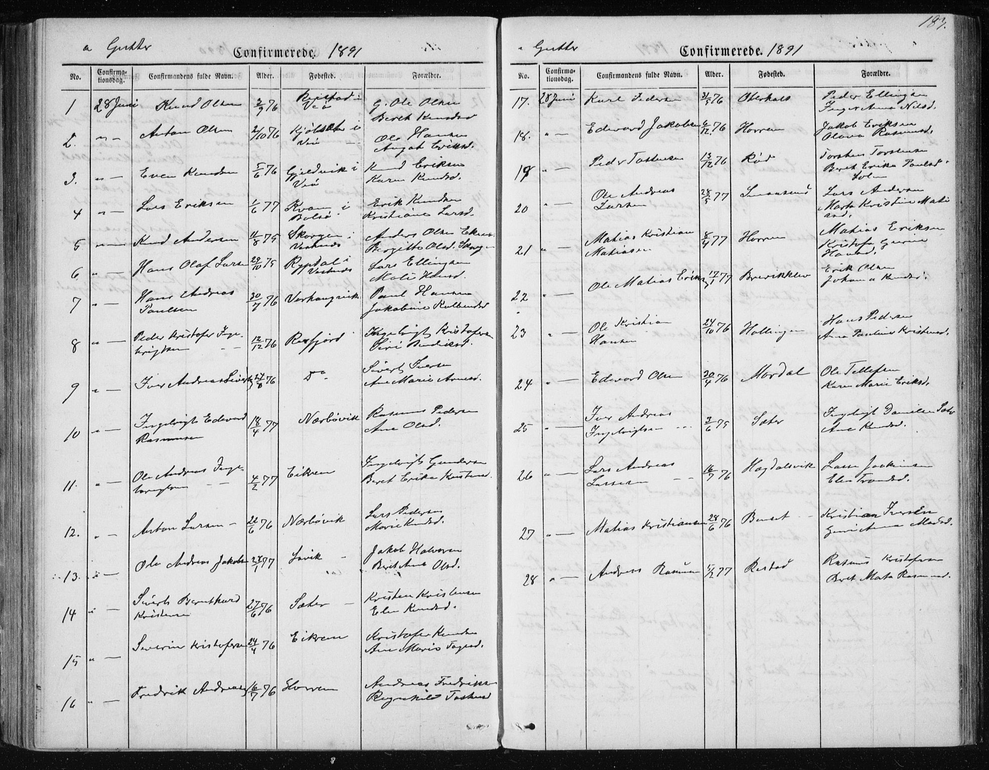 Ministerialprotokoller, klokkerbøker og fødselsregistre - Møre og Romsdal, AV/SAT-A-1454/560/L0724: Parish register (copy) no. 560C01, 1867-1892, p. 183