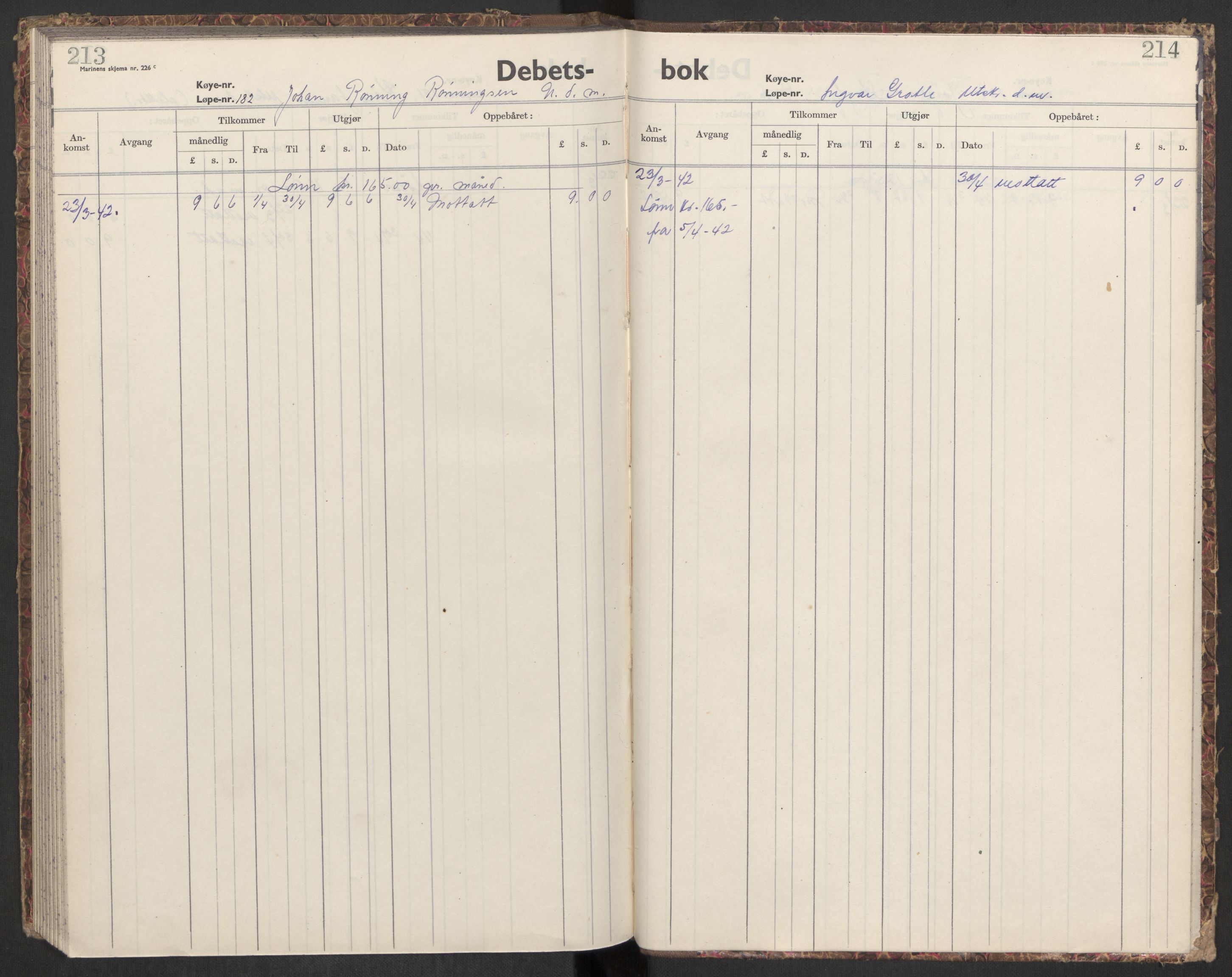 Forsvaret, Sjøforsvarets overkommando, RA/RAFA-2035/D/Dc/L0194: --, 1941-1944, p. 525