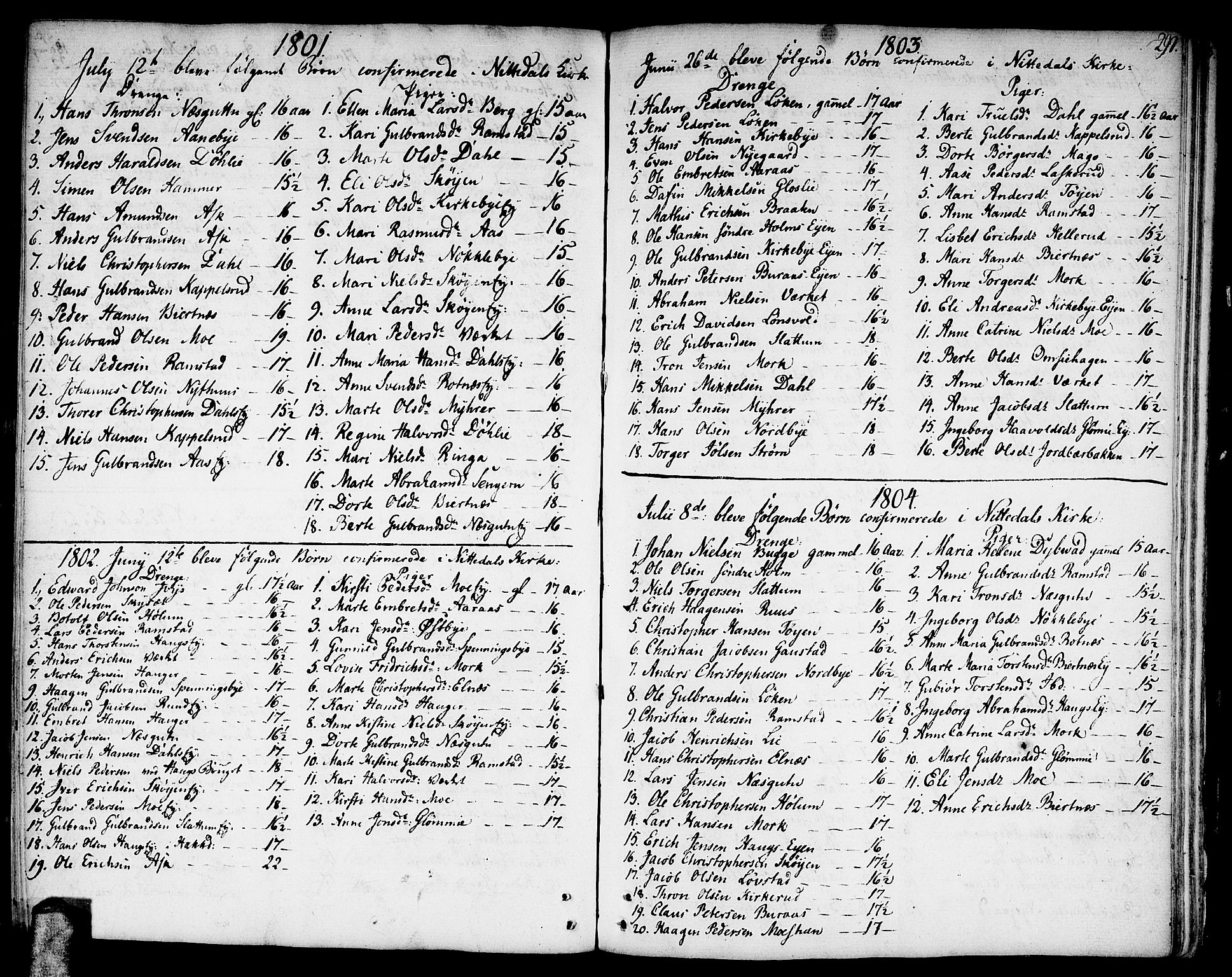 Nittedal prestekontor Kirkebøker, SAO/A-10365a/F/Fa/L0002: Parish register (official) no. I 2, 1779-1814, p. 297