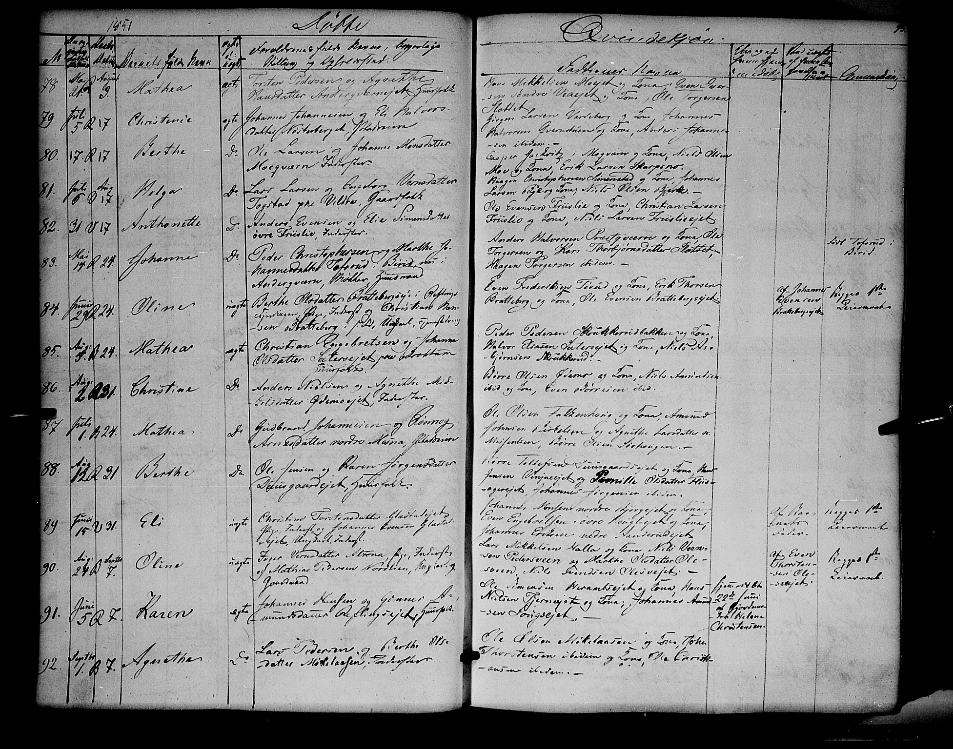 Ringsaker prestekontor, SAH/PREST-014/K/Ka/L0009: Parish register (official) no. 9, 1850-1860, p. 95