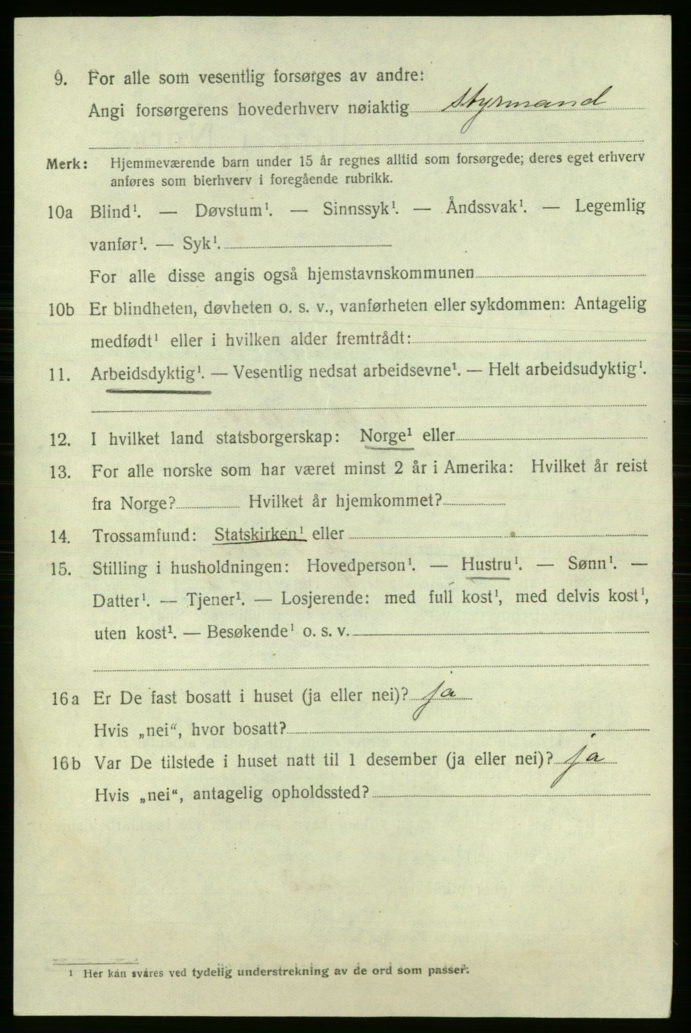 SAO, 1920 census for Fredrikshald, 1920, p. 17360