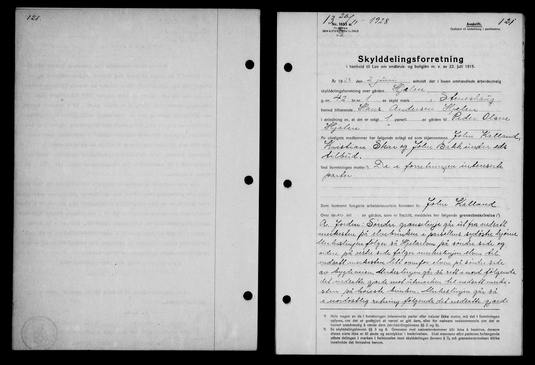 Nordmøre sorenskriveri, AV/SAT-A-4132/1/2/2Ca/L0065: Mortgage book no. 55, 1928-1929, Deed date: 26.11.1928