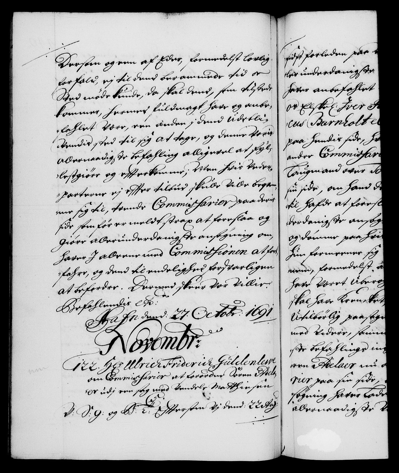 Danske Kanselli 1572-1799, RA/EA-3023/F/Fc/Fca/Fcab/L0014: Norske tegnelser (mikrofilm), 1688-1691, p. 449b