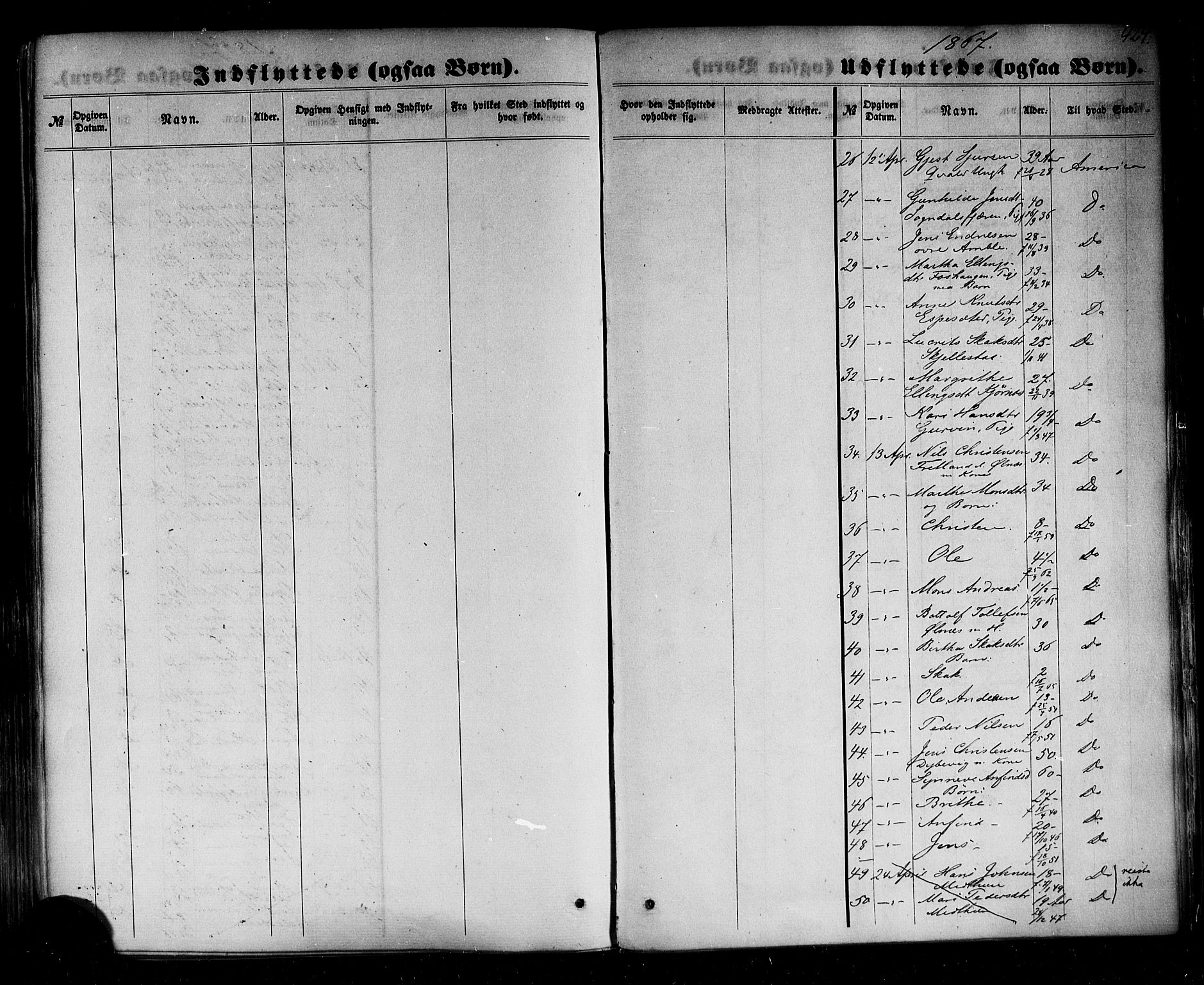 Sogndal sokneprestembete, AV/SAB-A-81301/H/Haa/Haaa/L0013: Parish register (official) no. A 13, 1859-1877, p. 424