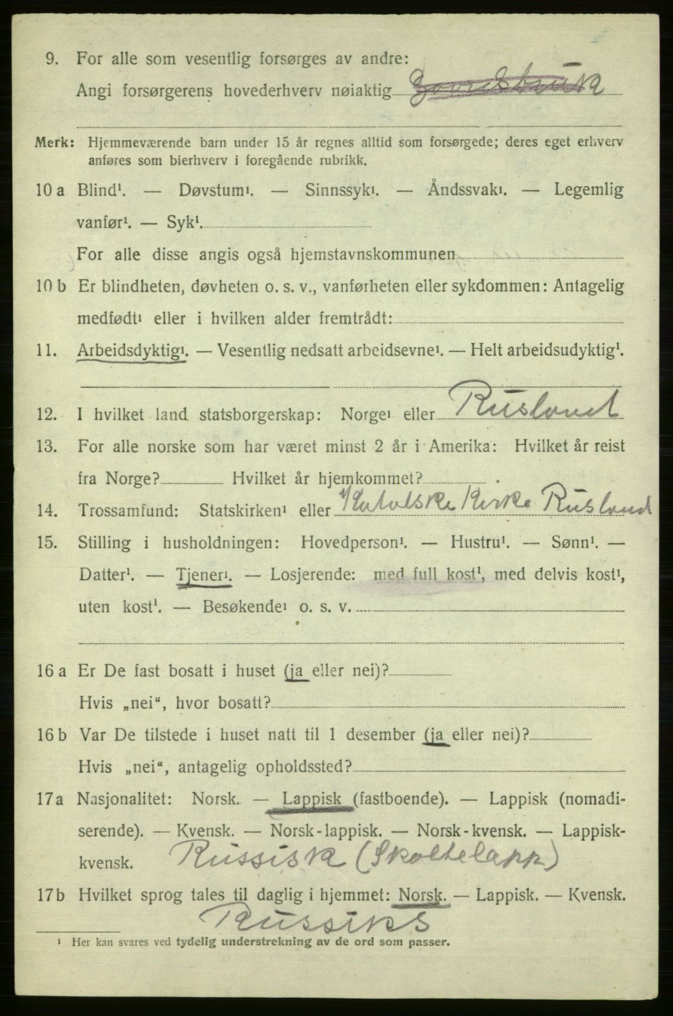 SATØ, 1920 census for Sør-Varanger, 1920, p. 4010