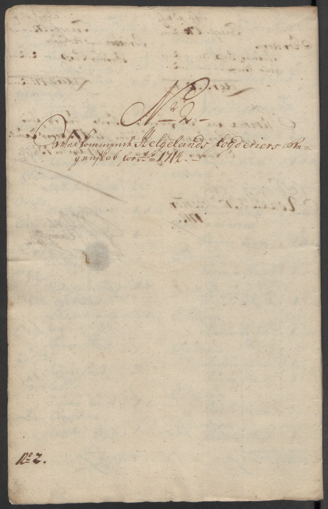 Rentekammeret inntil 1814, Reviderte regnskaper, Fogderegnskap, RA/EA-4092/R65/L4513: Fogderegnskap Helgeland, 1714-1715, p. 101