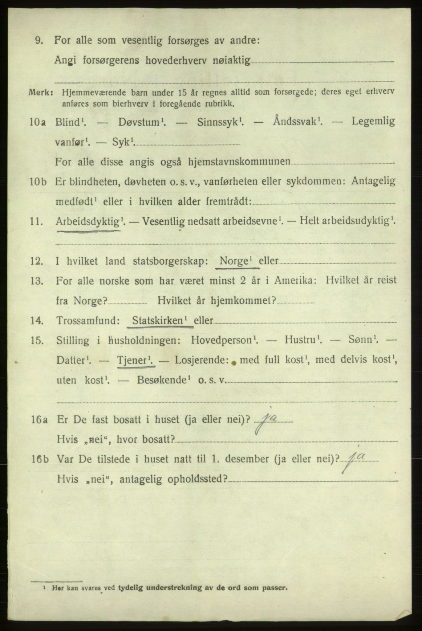 SAB, 1920 census for Vikebygd, 1920, p. 1688