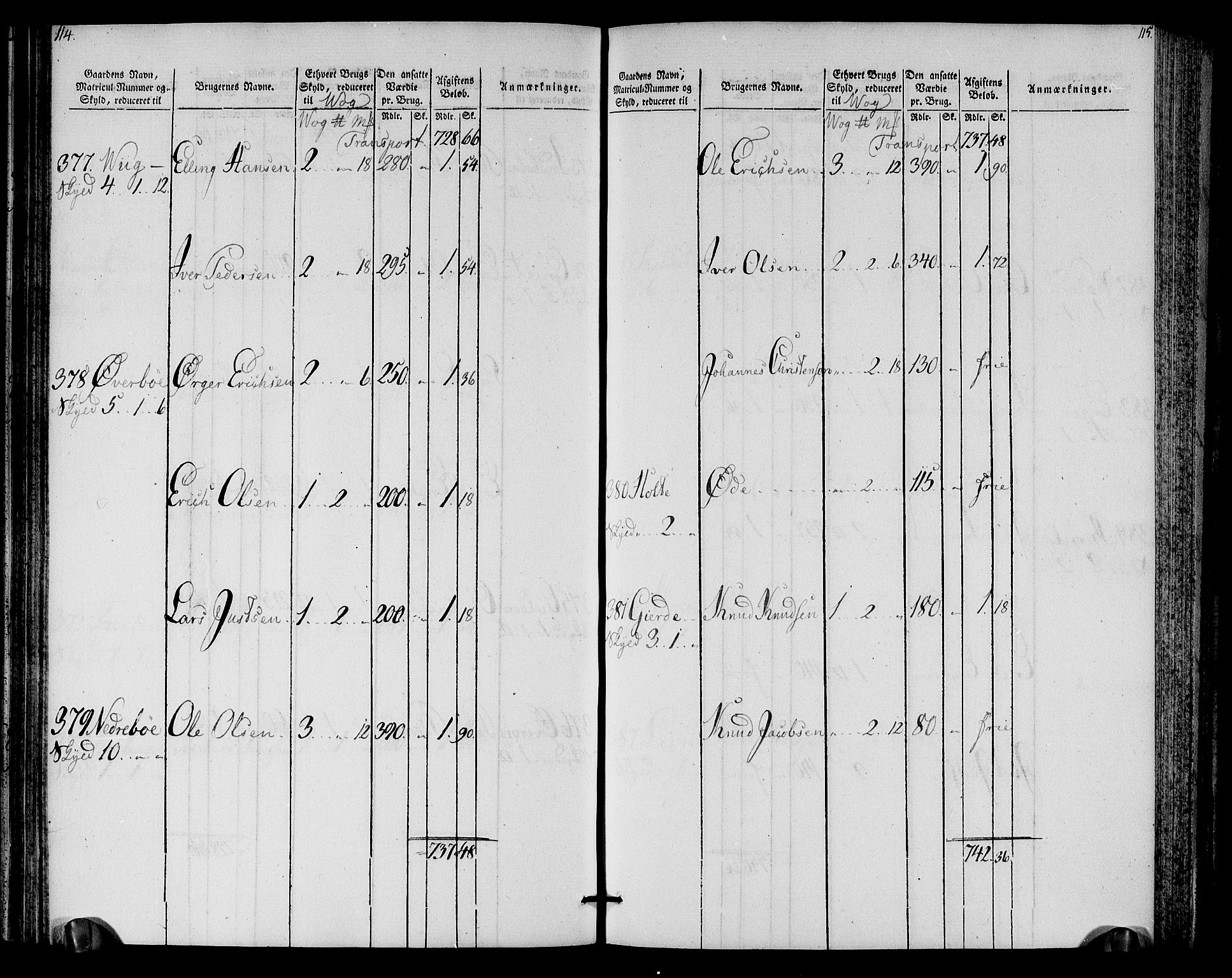 Rentekammeret inntil 1814, Realistisk ordnet avdeling, AV/RA-EA-4070/N/Ne/Nea/L0128: Romsdal fogderi. Oppebørselsregister, 1803-1804, p. 59