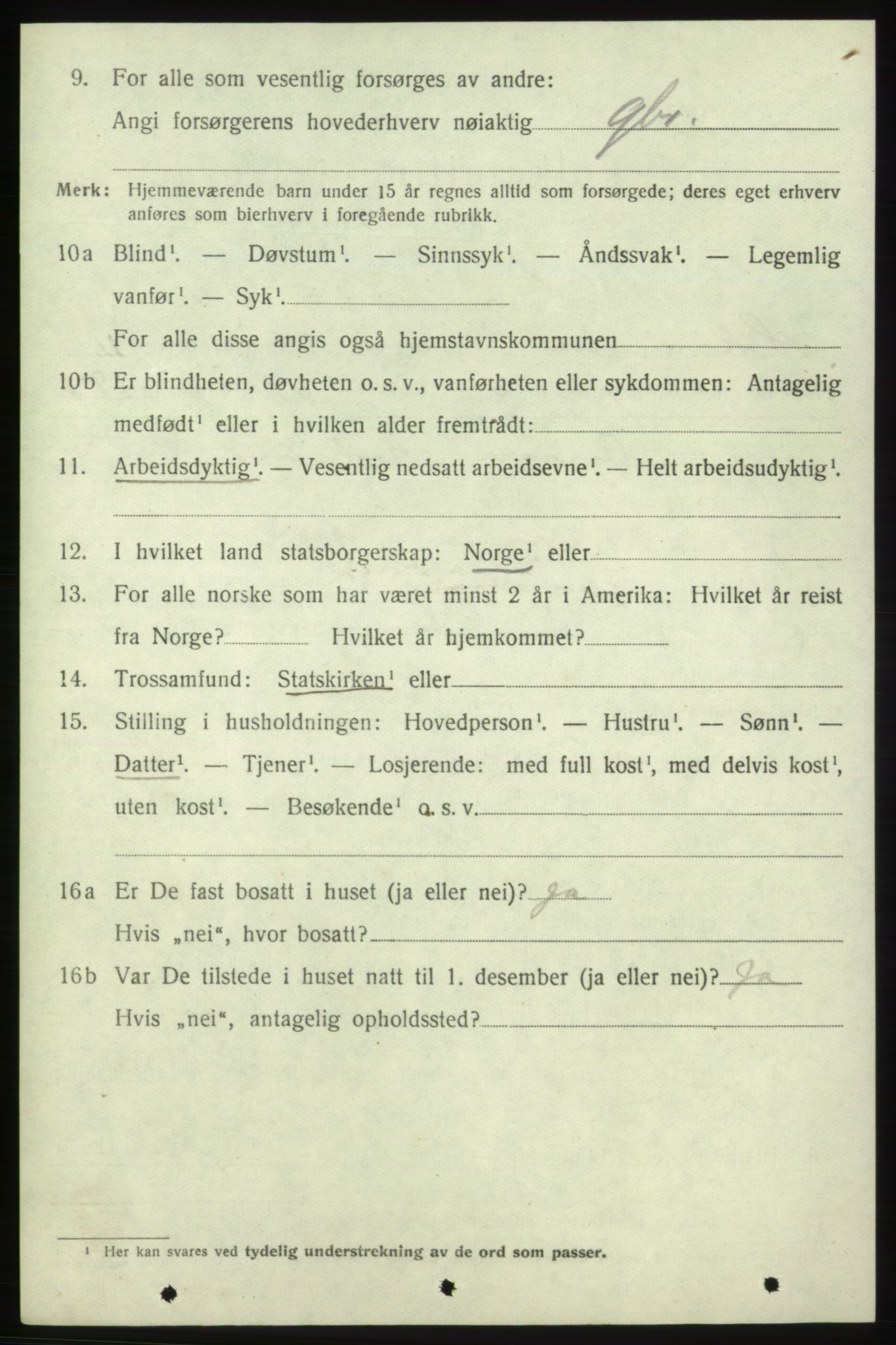 SAB, 1920 census for Skånevik, 1920, p. 5200