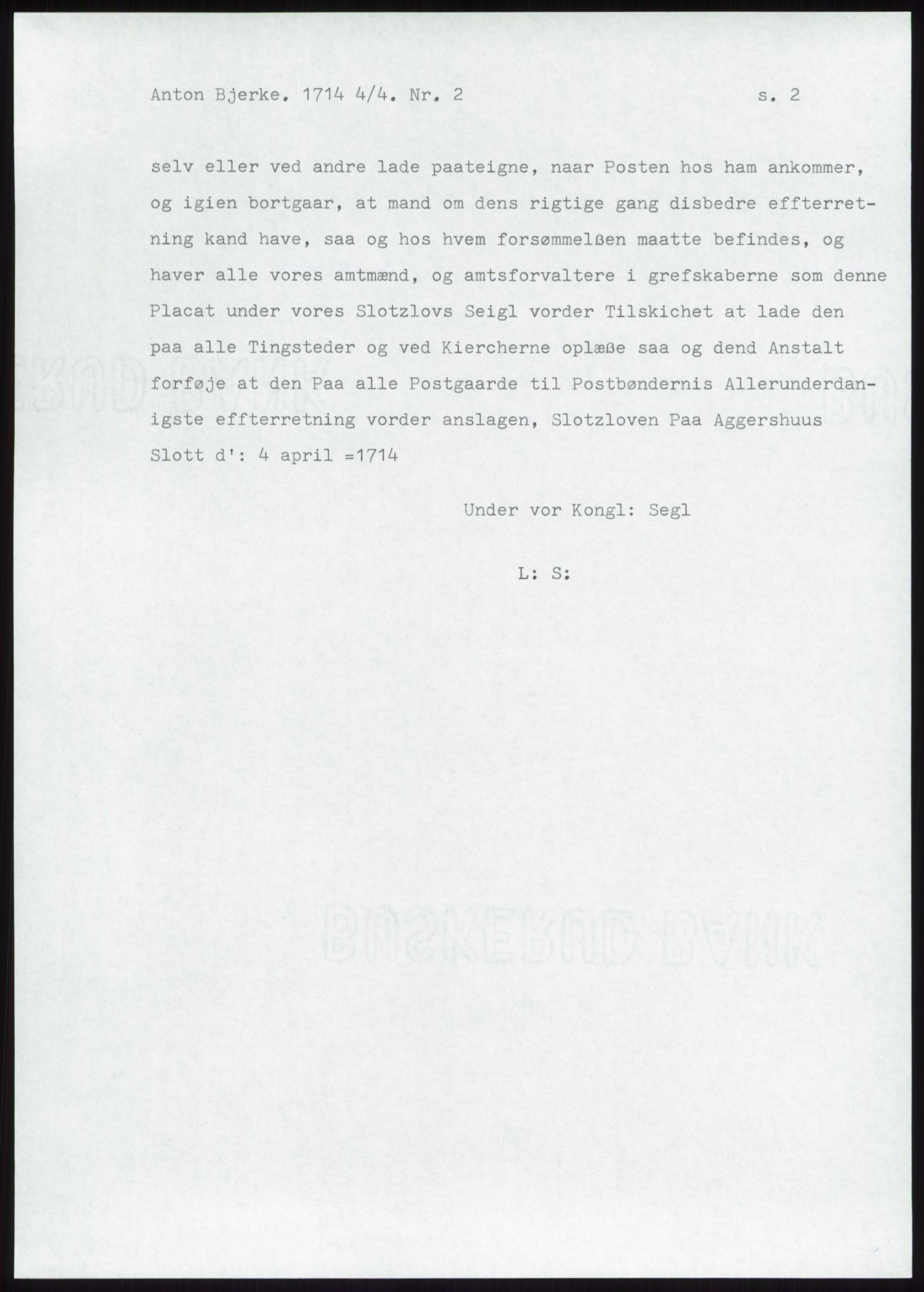 Samlinger til kildeutgivelse, Diplomavskriftsamlingen, RA/EA-4053/H/Ha, p. 1906