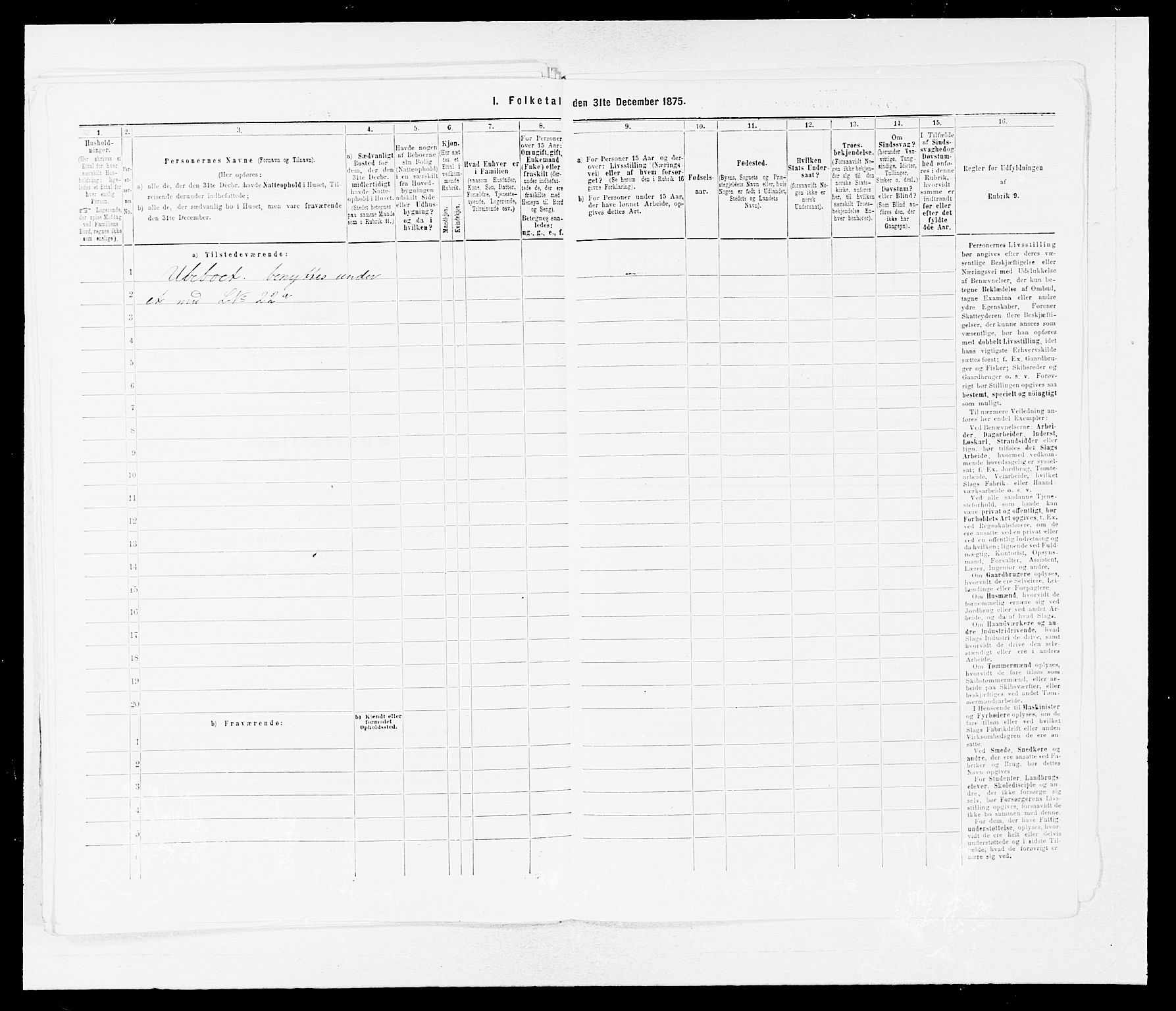 SAB, 1875 census for 1418P Balestrand, 1875, p. 352