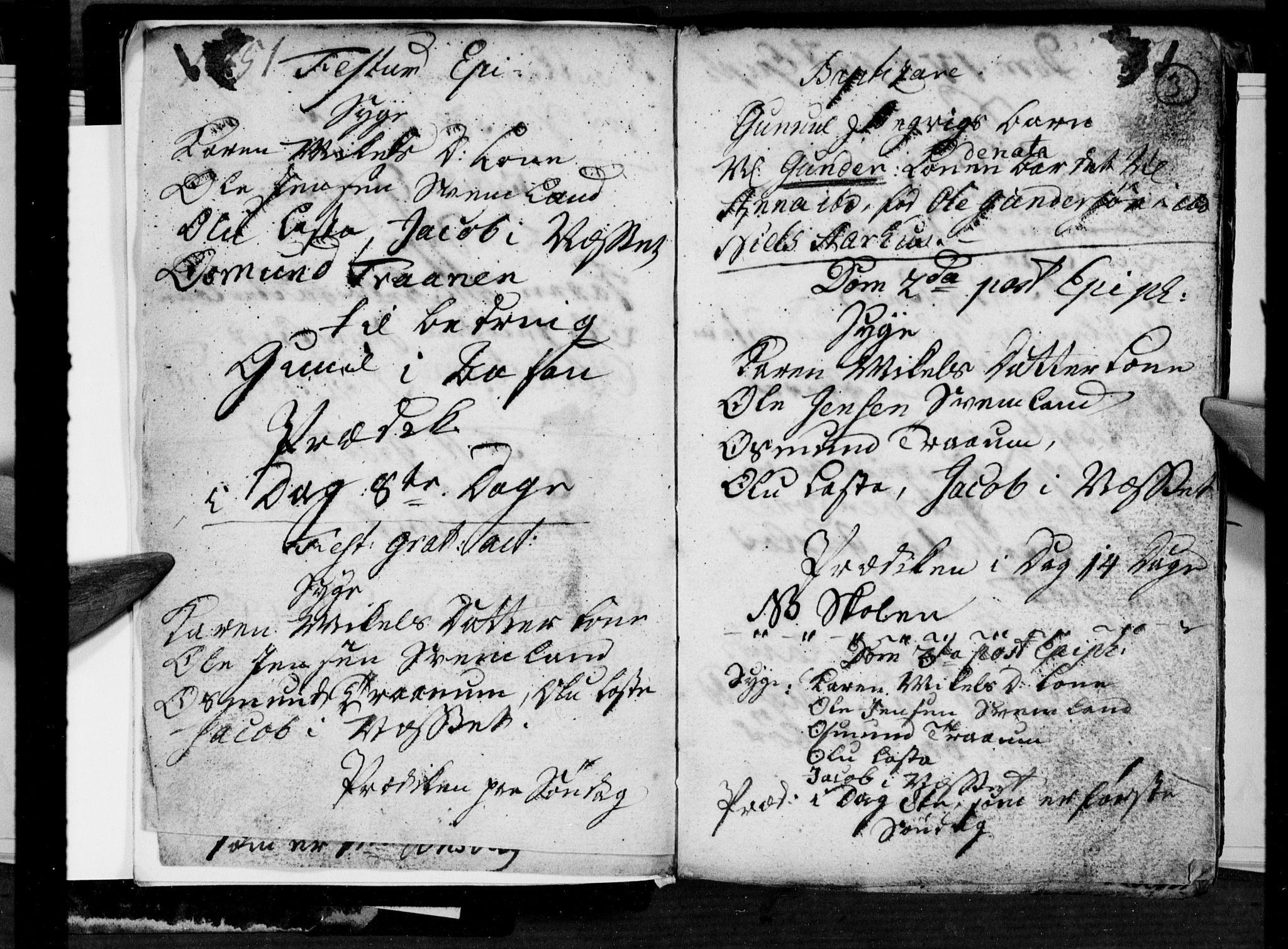 Søgne sokneprestkontor, SAK/1111-0037/F/Fa/Fab/L0003: Parish register (official) no. A 3, 1751-1759, p. 3