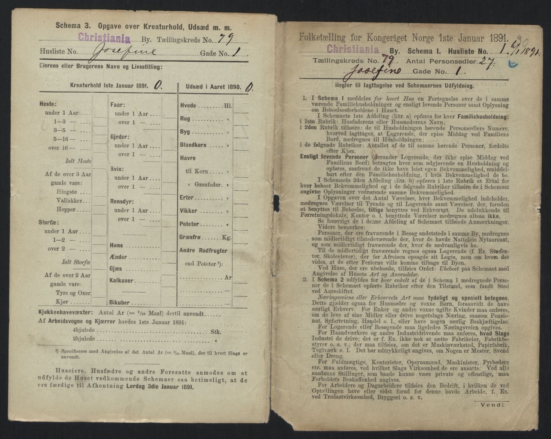 RA, 1891 census for 0301 Kristiania, 1891, p. 41074