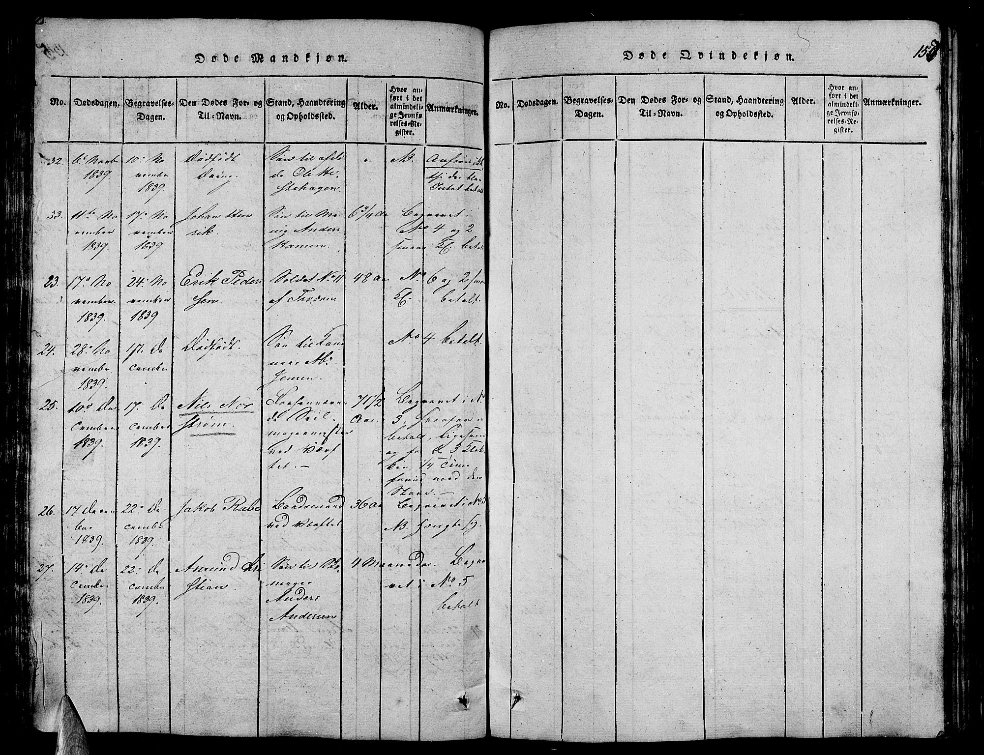 Stavern kirkebøker, SAKO/A-318/G/Ga/L0001: Parish register (copy) no. 1, 1817-1841, p. 157