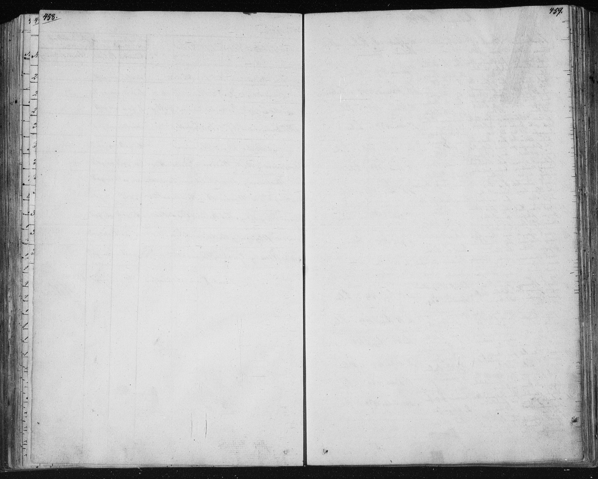 Kongsberg kirkebøker, AV/SAKO-A-22/F/Fa/L0009: Parish register (official) no. I 9, 1839-1858, p. 458-459