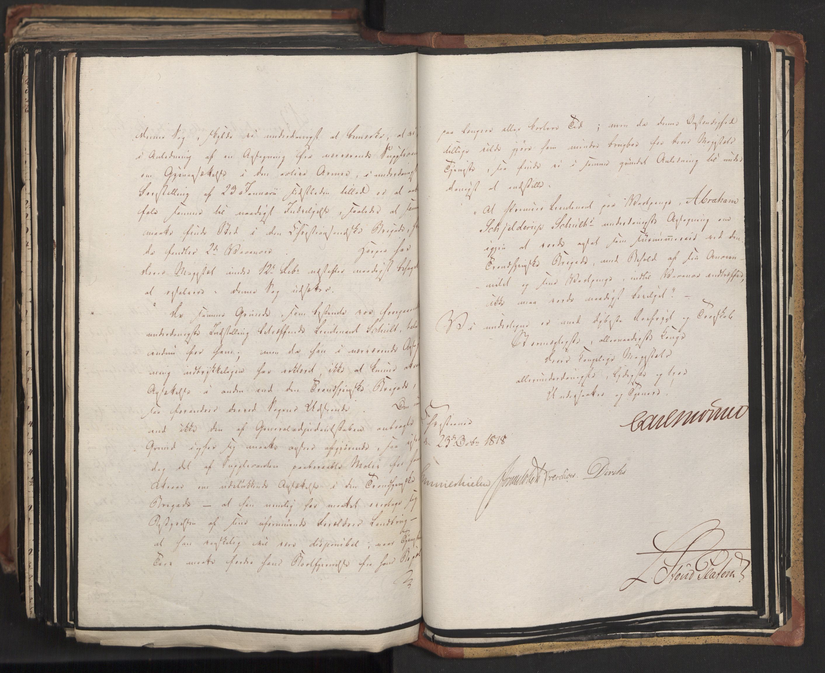 Statsrådsavdelingen i Stockholm, AV/RA-S-1003/D/Da/L0015: Regjeringsinnstillinger nr. 3058-3300, 1818, p. 542