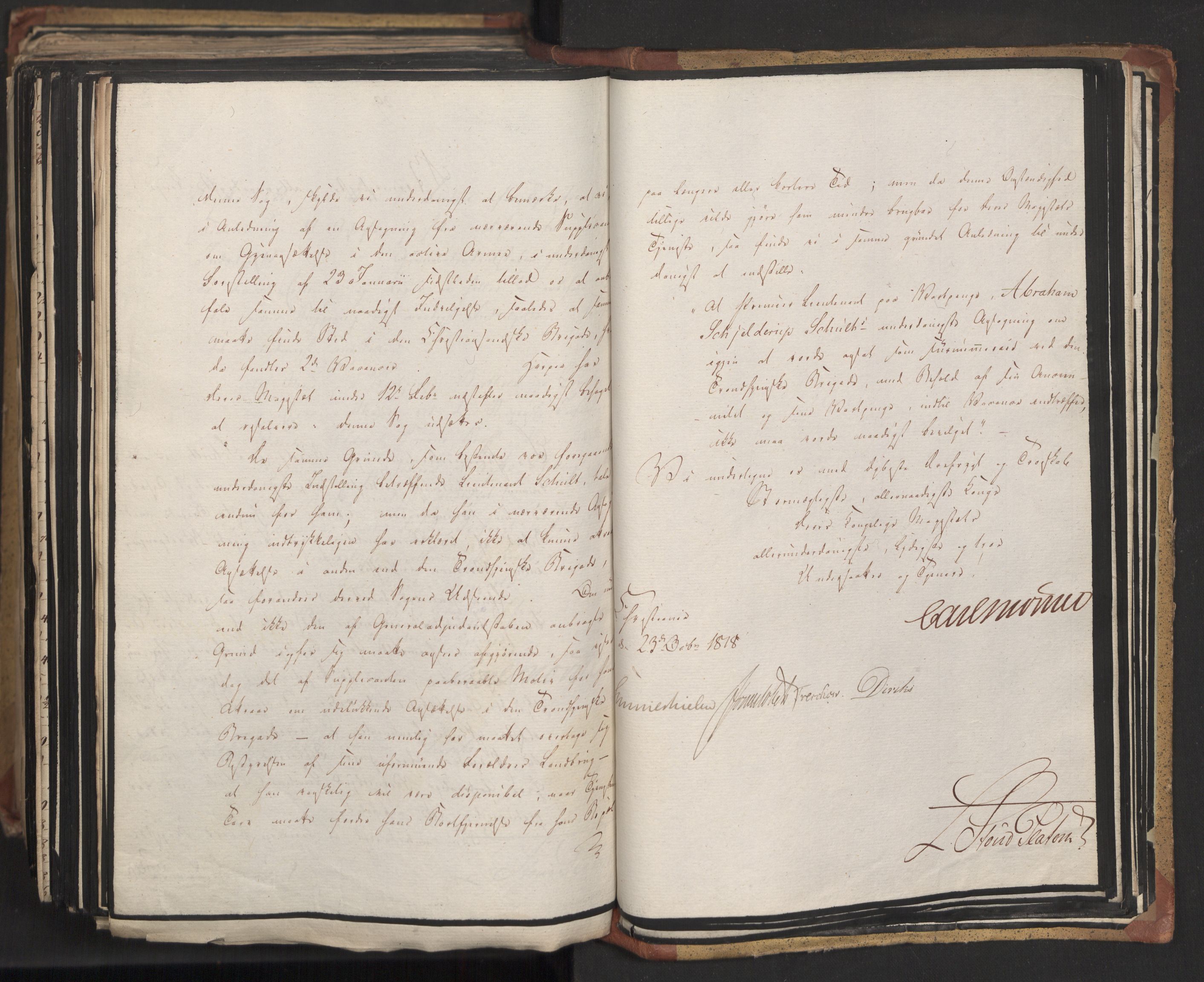 Statsrådsavdelingen i Stockholm, RA/S-1003/D/Da/L0015: Regjeringsinnstillinger nr. 3058-3300, 1818, p. 542