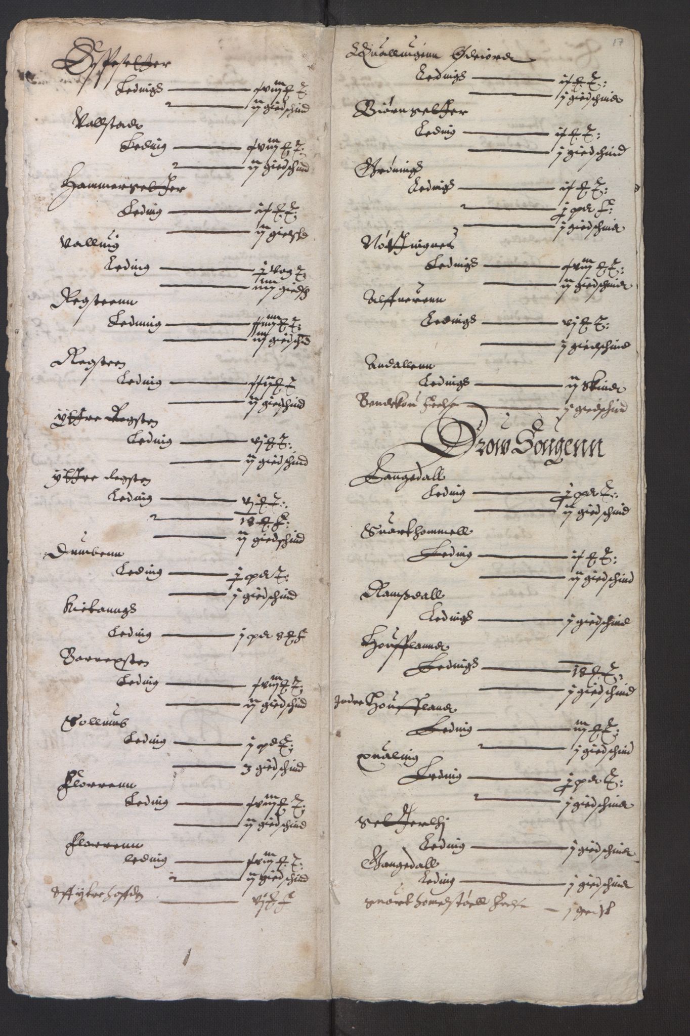 Stattholderembetet 1572-1771, AV/RA-EA-2870/Ek/L0003/0001: Jordebøker til utlikning av garnisonsskatt 1624-1626: / Jordebøker for Bergenhus len, 1624-1625, p. 253