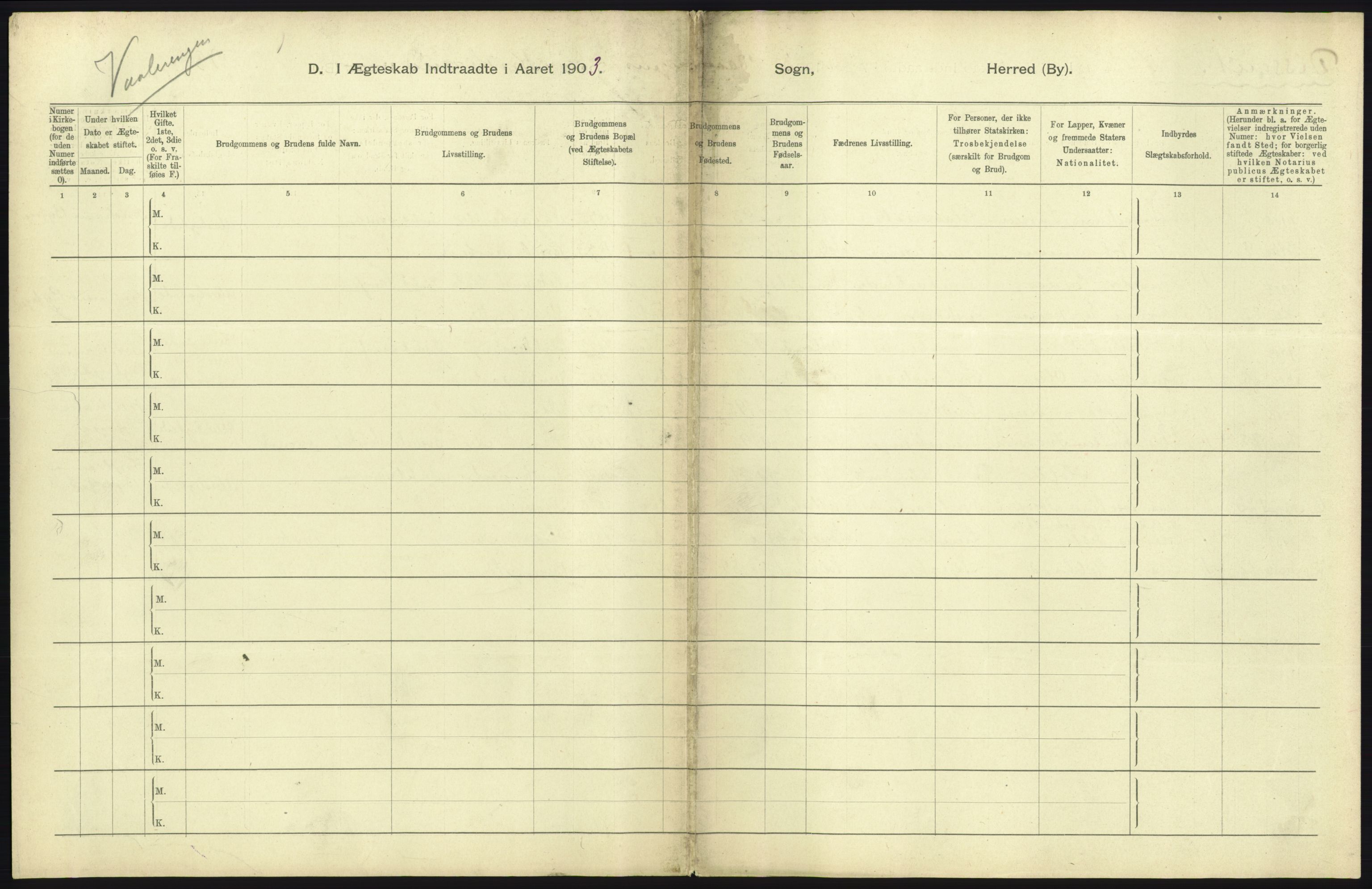 Statistisk sentralbyrå, Sosiodemografiske emner, Befolkning, RA/S-2228/D/Df/Dfa/Dfaa/L0004: Kristiania: Gifte, døde, 1903, p. 517