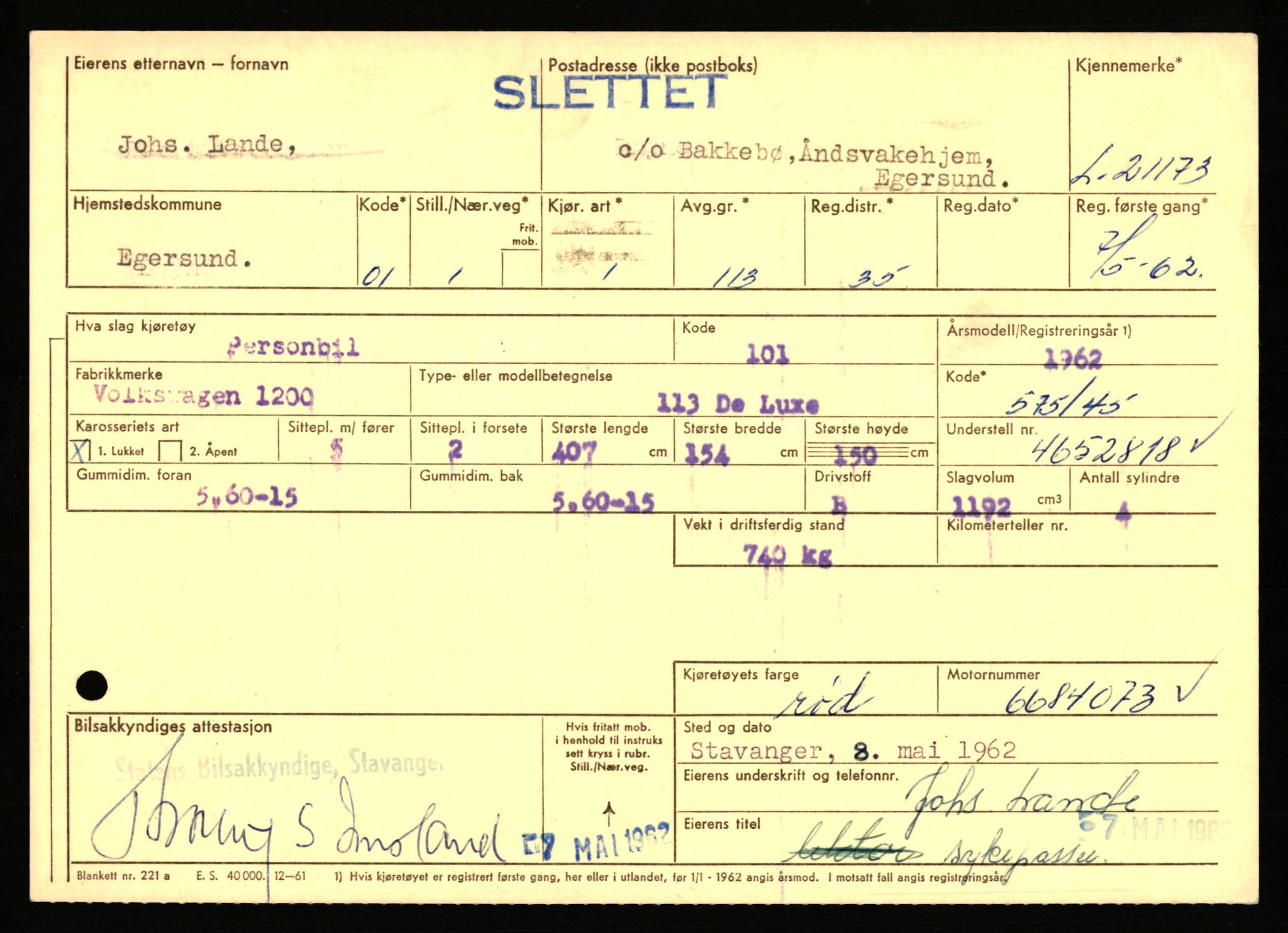 Stavanger trafikkstasjon, AV/SAST-A-101942/0/F/L0037: L-20500 - L-21499, 1930-1971, p. 1811