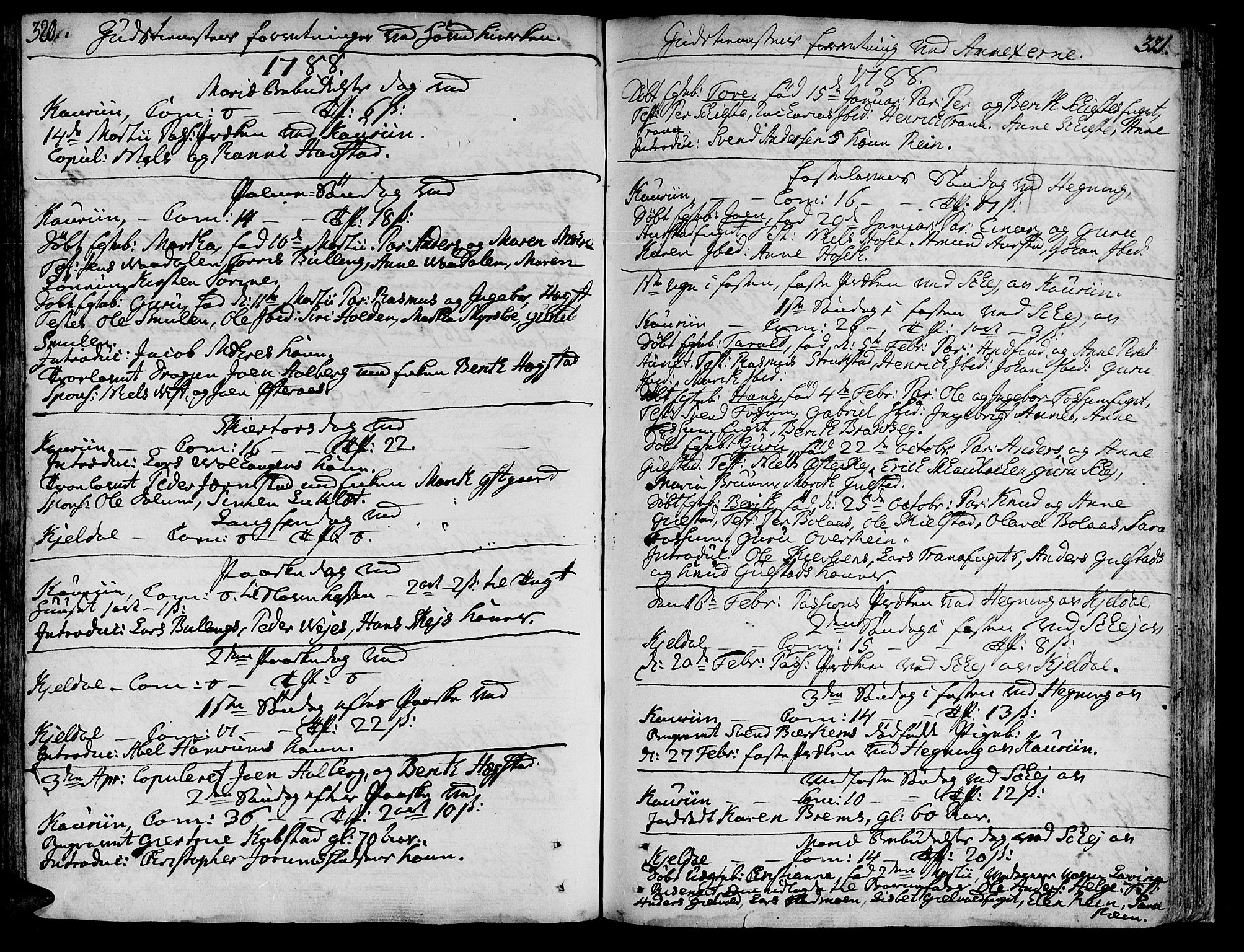 Ministerialprotokoller, klokkerbøker og fødselsregistre - Nord-Trøndelag, SAT/A-1458/735/L0331: Parish register (official) no. 735A02, 1762-1794, p. 320-321