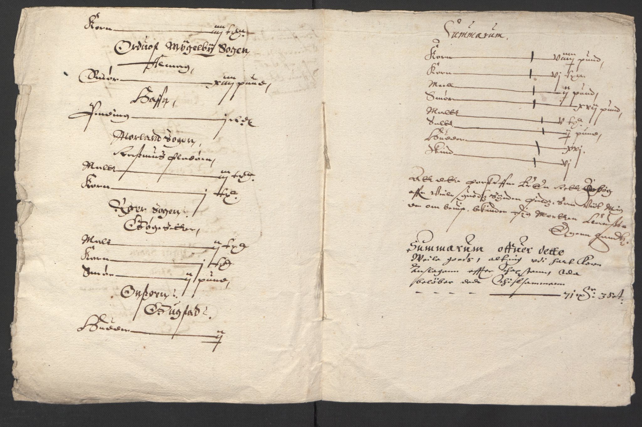 Stattholderembetet 1572-1771, AV/RA-EA-2870/Ek/L0007/0001: Jordebøker til utlikning av rosstjeneste 1624-1626: / Adelsjordebøker, 1624-1625, p. 440