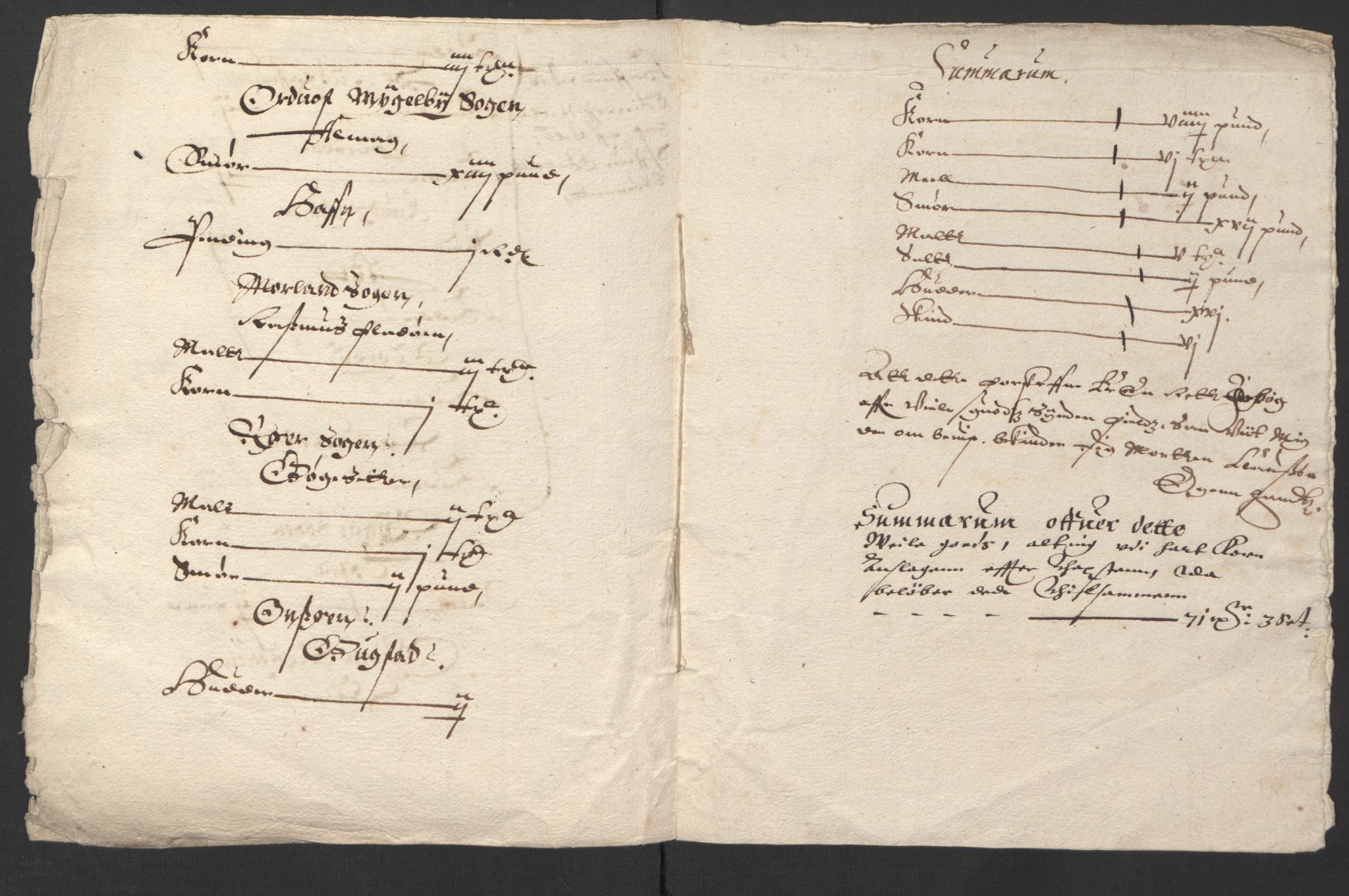 Stattholderembetet 1572-1771, RA/EA-2870/Ek/L0007/0001: Jordebøker til utlikning av rosstjeneste 1624-1626: / Adelsjordebøker, 1624-1625, p. 440