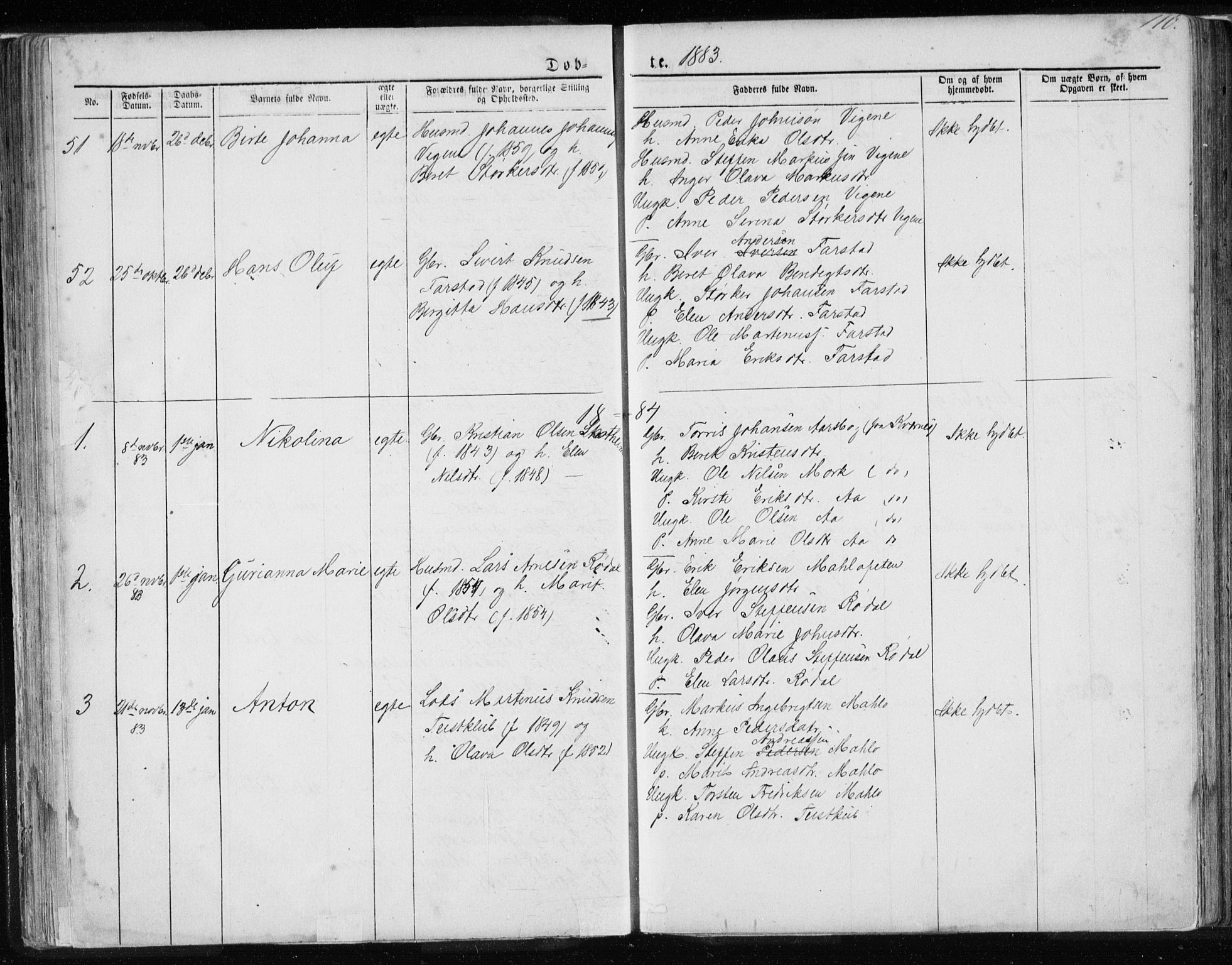 Ministerialprotokoller, klokkerbøker og fødselsregistre - Møre og Romsdal, AV/SAT-A-1454/567/L0782: Parish register (copy) no. 567C02, 1867-1886, p. 110