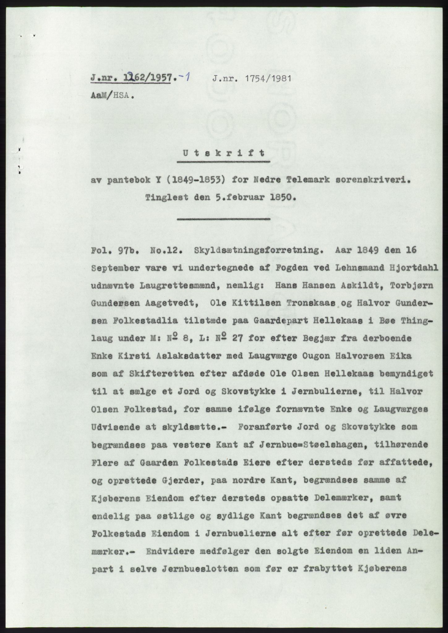 Statsarkivet i Kongsberg, SAKO/A-0001, 1957-1958, p. 2