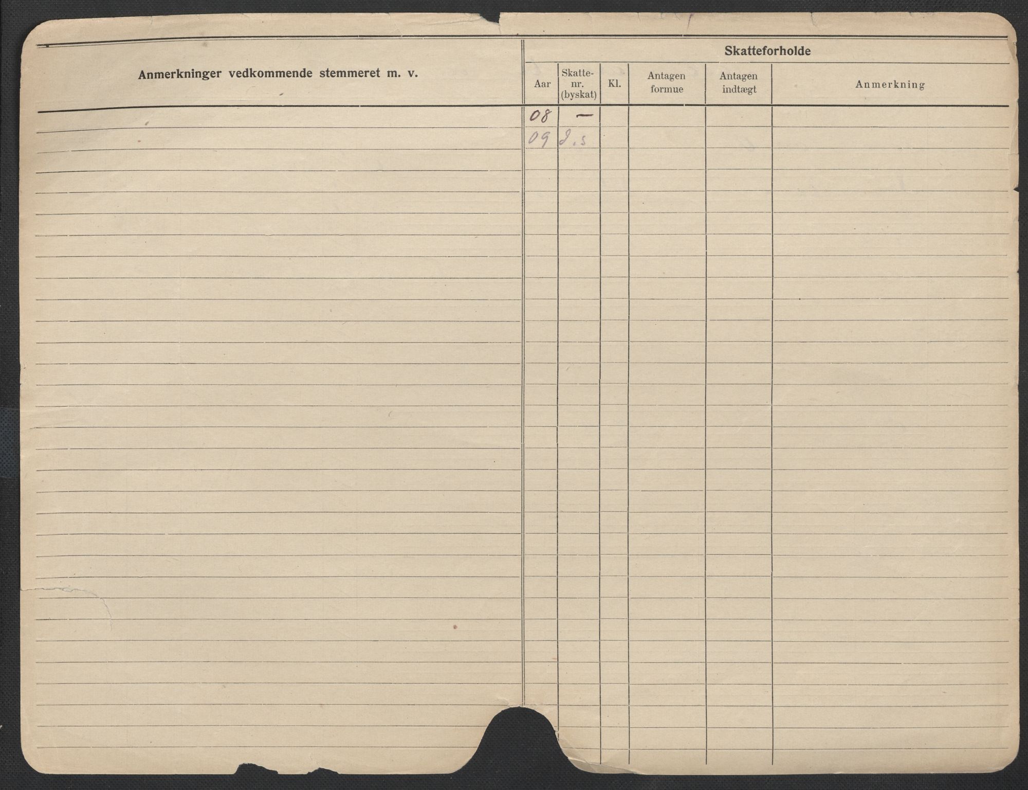Oslo folkeregister, Registerkort, SAO/A-11715/F/Fa/Fac/L0011: Menn, 1906-1914, p. 1267b