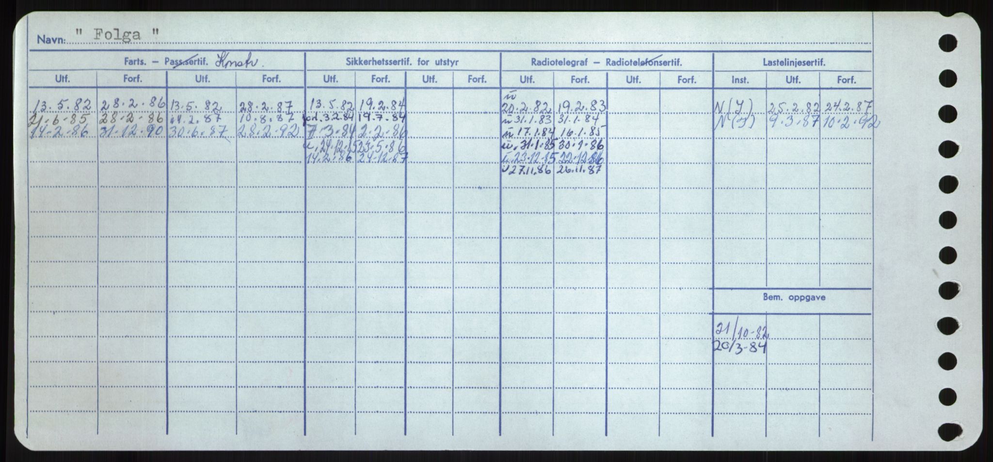 Sjøfartsdirektoratet med forløpere, Skipsmålingen, AV/RA-S-1627/H/Hd/L0011: Fartøy, Fla-Får, p. 134