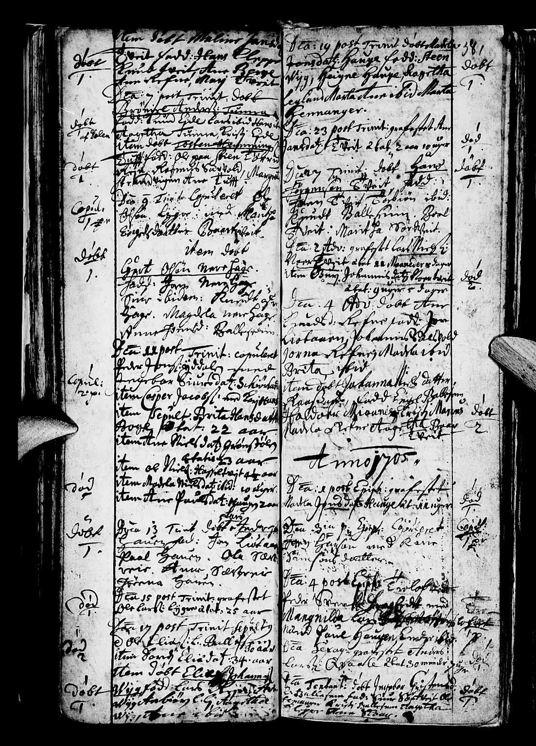 Os sokneprestembete, AV/SAB-A-99929: Parish register (official) no. A 5, 1669-1760, p. 58