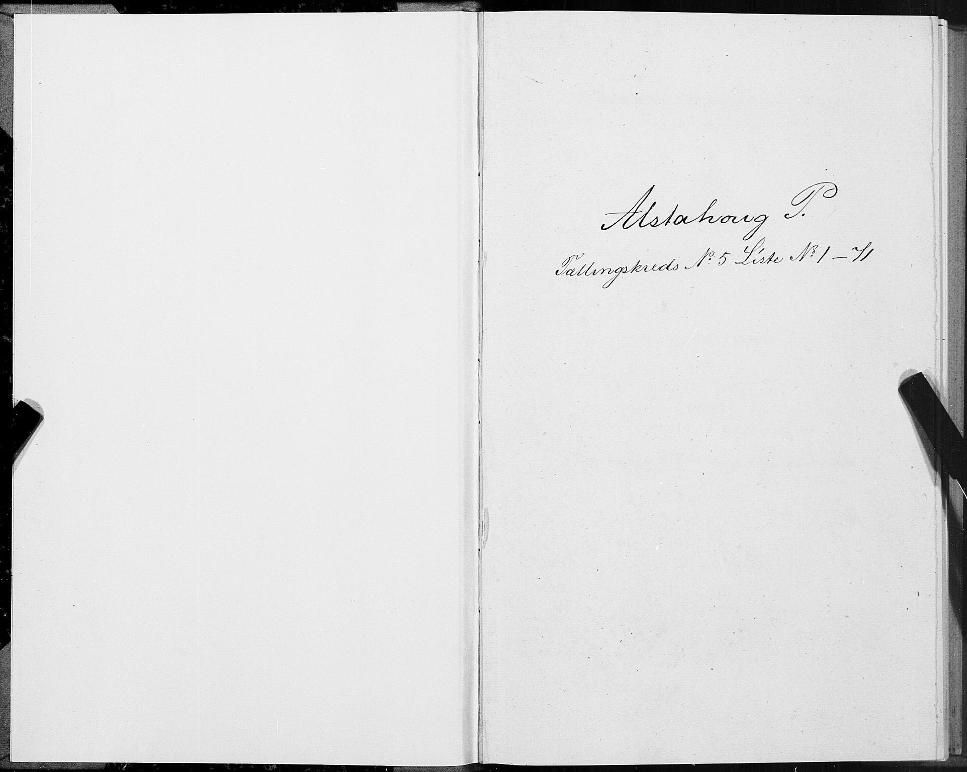 SAT, 1875 census for 1820P Alstahaug, 1875