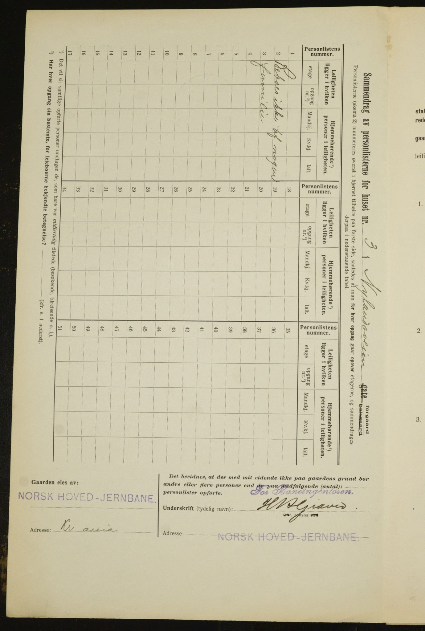 OBA, Municipal Census 1912 for Kristiania, 1912, p. 74696